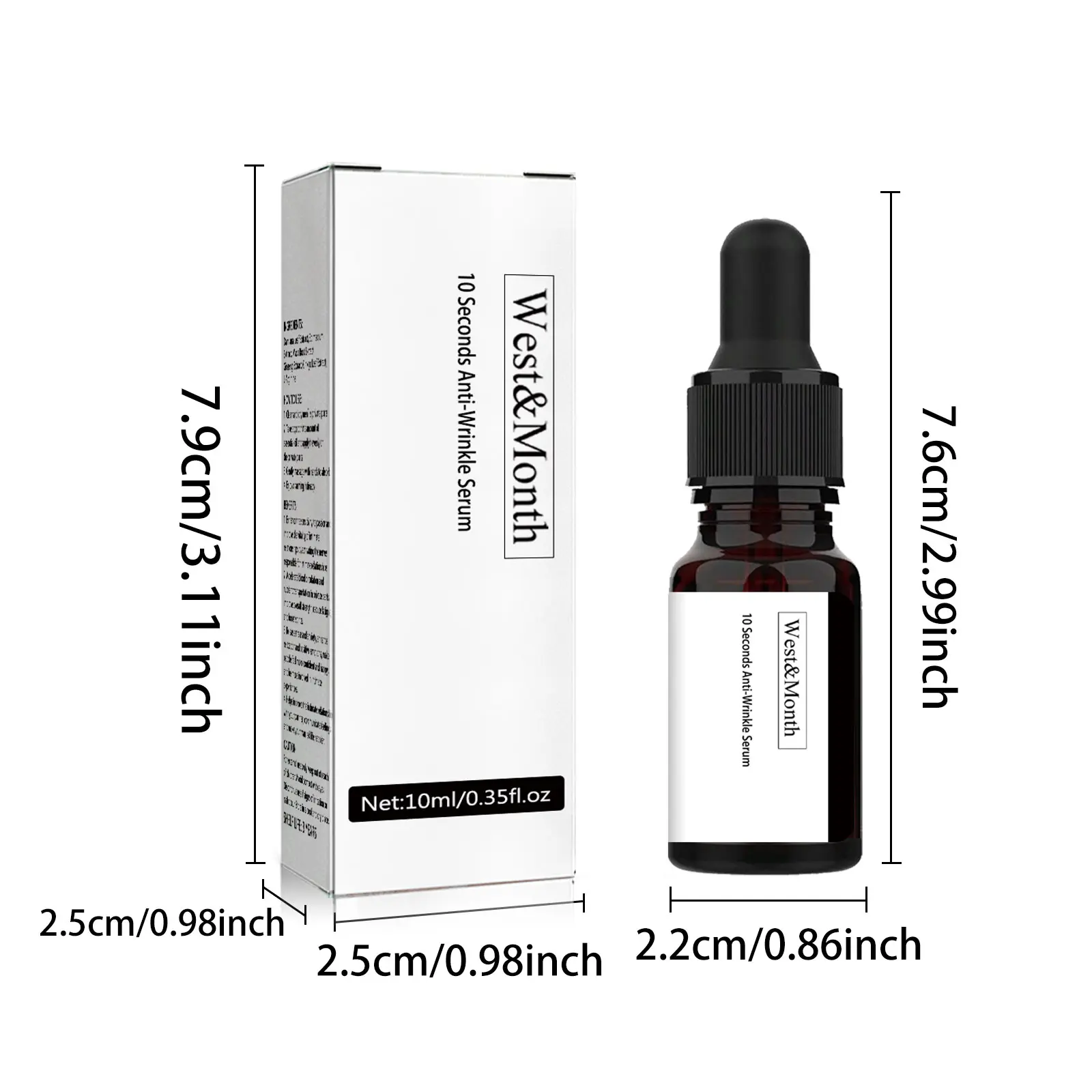 Anti-Wrinkle Face Serum: Hydrating & Firming Treatment by West&Month 1 10s anti wrinkle serum hydrate firm West Month 335 5342
