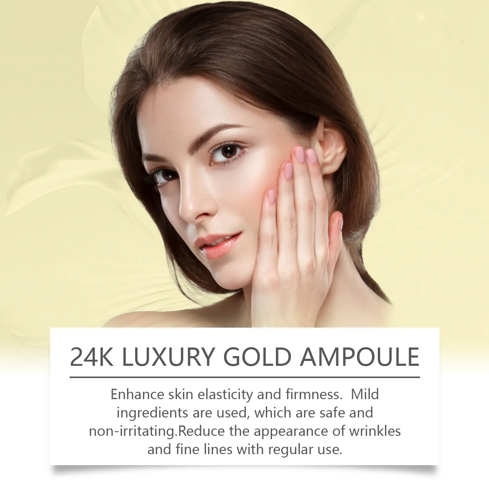 24k Gold Hyaluronic Acid Essence for Skin Firming & Hydration - West&Month 7 24k gold essence hyaluronic acid nourish West Month 243 4187