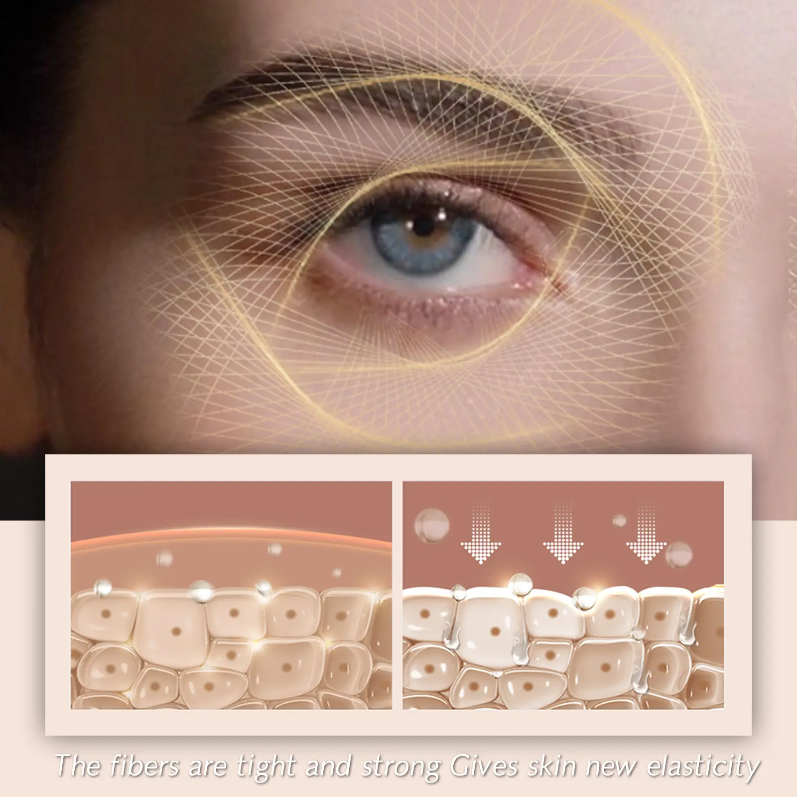 Hydrating Eye Firming Gel for Fine Lines & Under Eye Bags - West Month by West 6 60s eye firming gel lighten fine lines West Month 007 1195