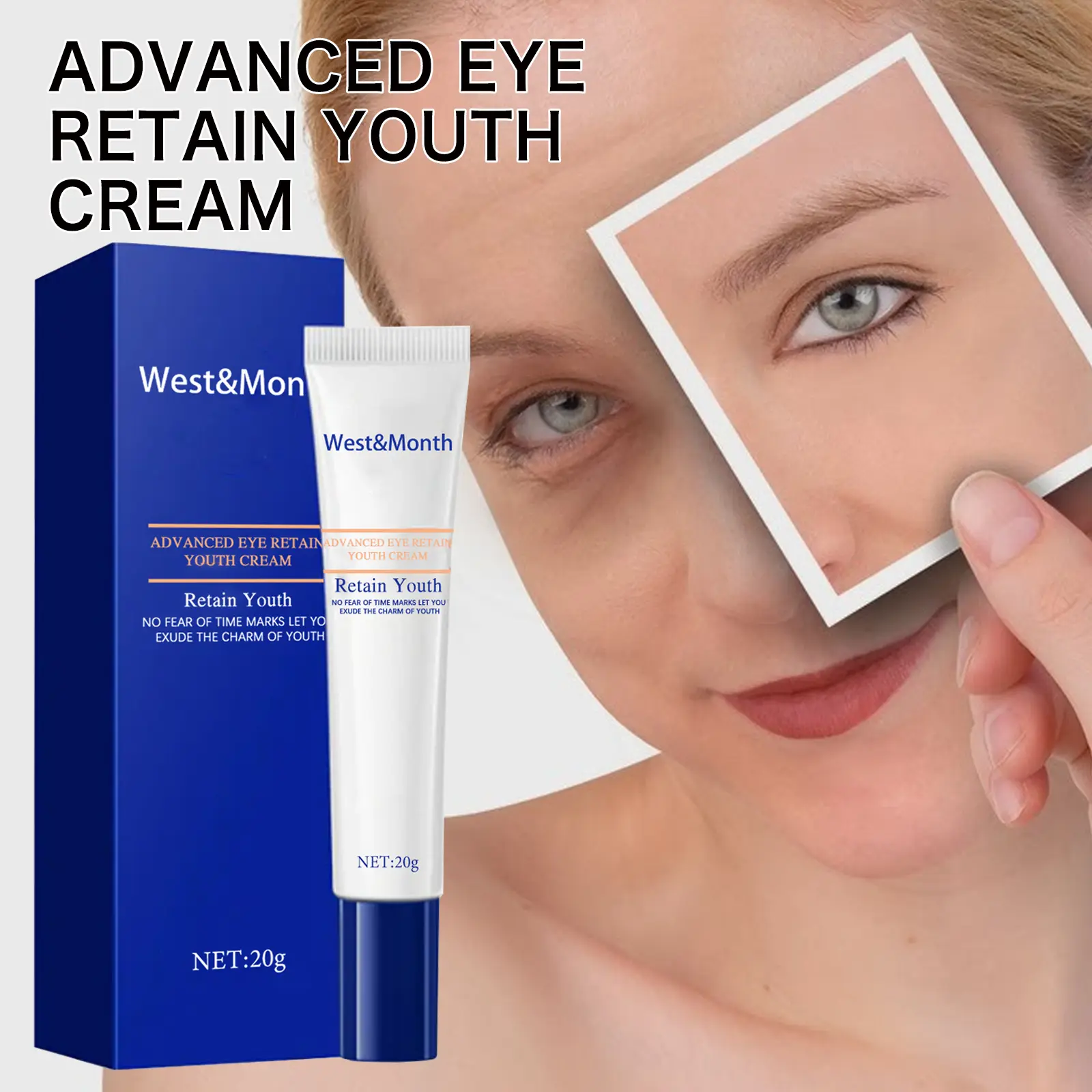Moisturizing Firming Eye Cream for Line Repair - West&Month 2 advanced eye cream light line repair firm West Month 267 4458