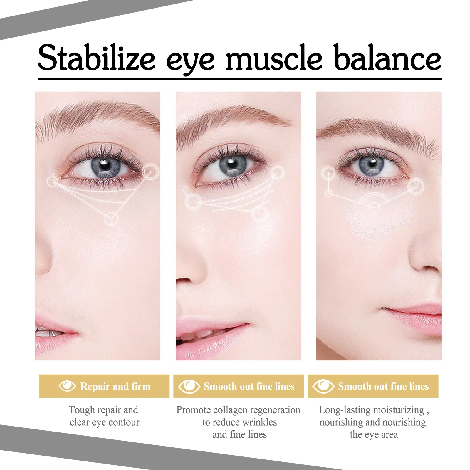 Moisturizing Firming Eye Cream for Line Repair - West&Month 6 advanced eye cream light line repair firm West Month 267 4462