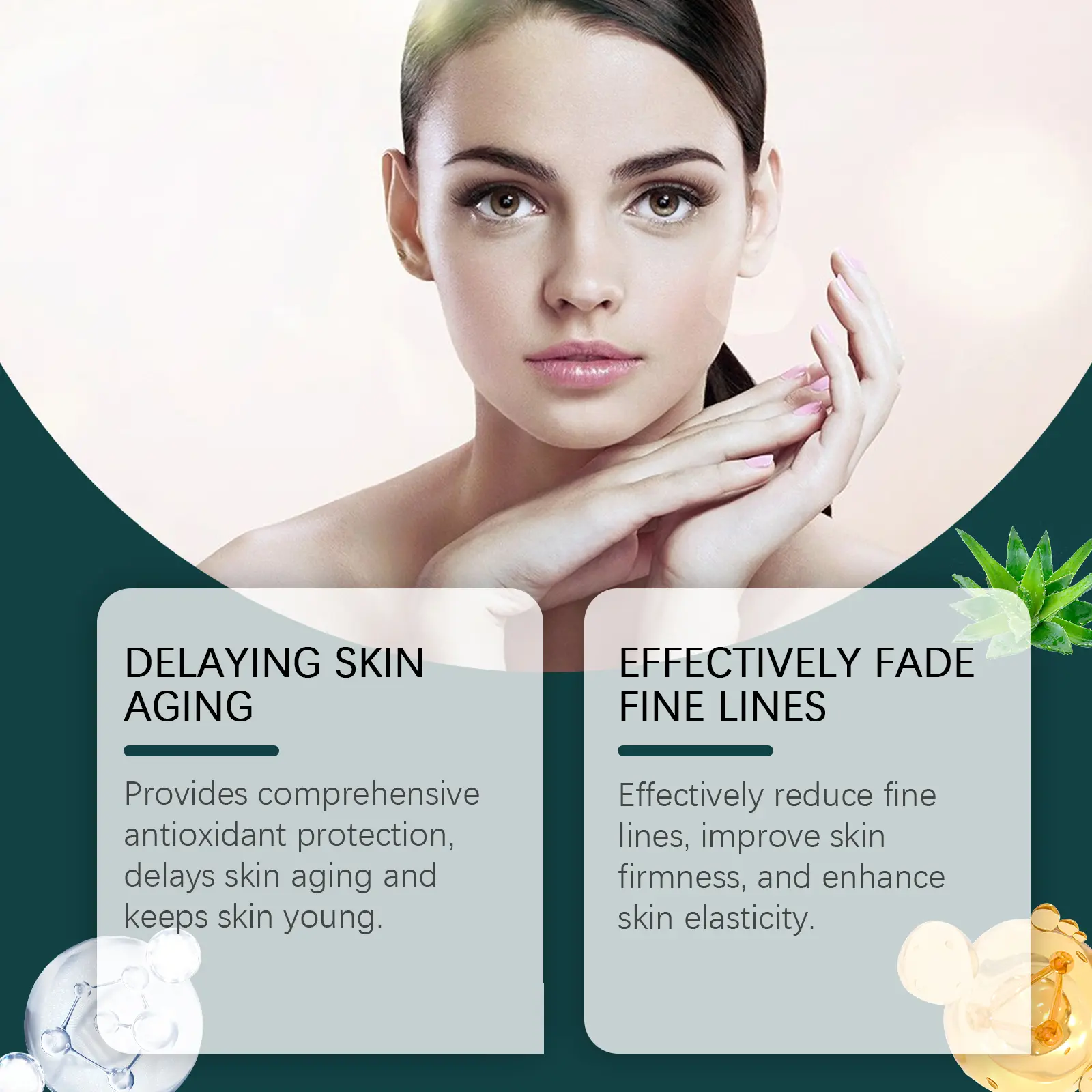 Aloe Vera Essence for Skin Moisturizing & Repair - West&Month 6 aloe vera essence care moisturize repair nourish West Month 497 7614