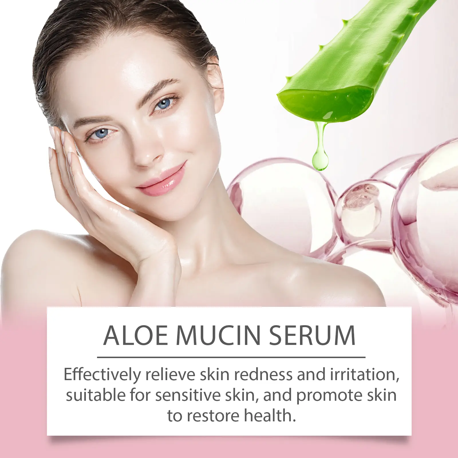 Aloe Vera Soothing Essence Hydrating Facial Serum - West&Month 4 aloe vera essence gently hydrate soothe West Month 312 5039