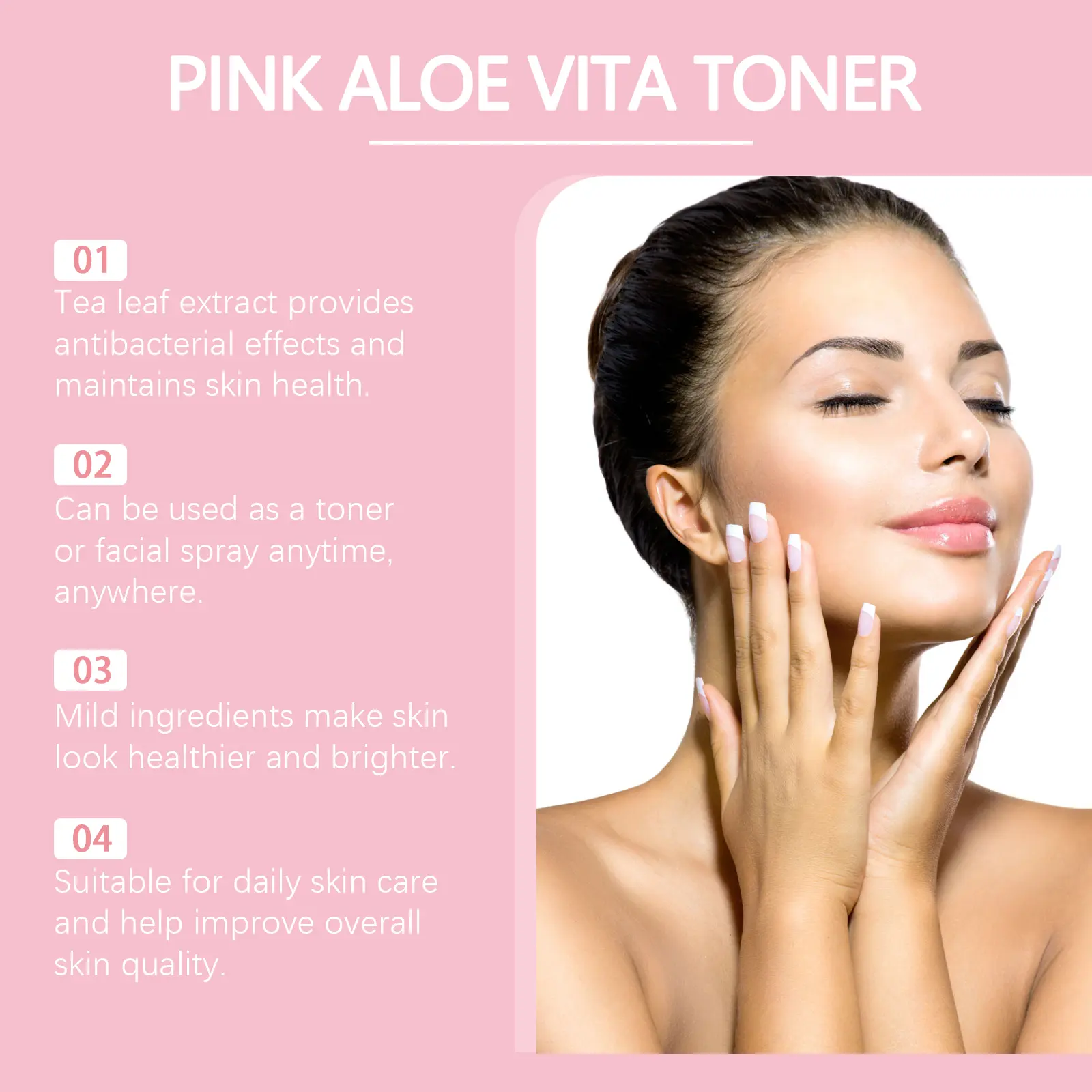 Aloe Vera Moisturizing Water for Hydrated, Clear Skin - West&Month 5 aloe vera water repair hydrate elastic West Month 313 5049