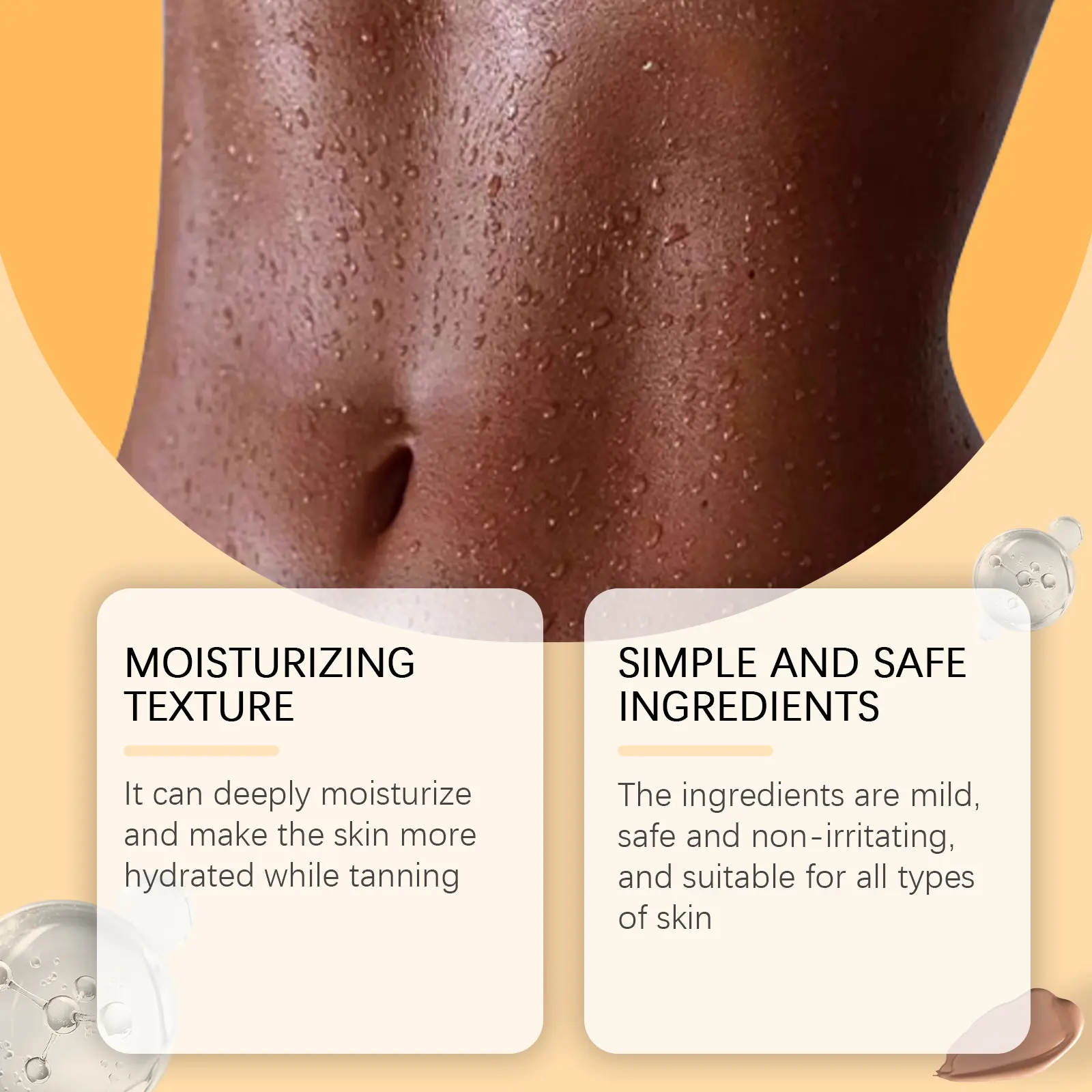 Beach Anti-Tanning Cream for Glowing Skin - West&Month 7 anti tanning cream beach tan skin care West Month 520 7948