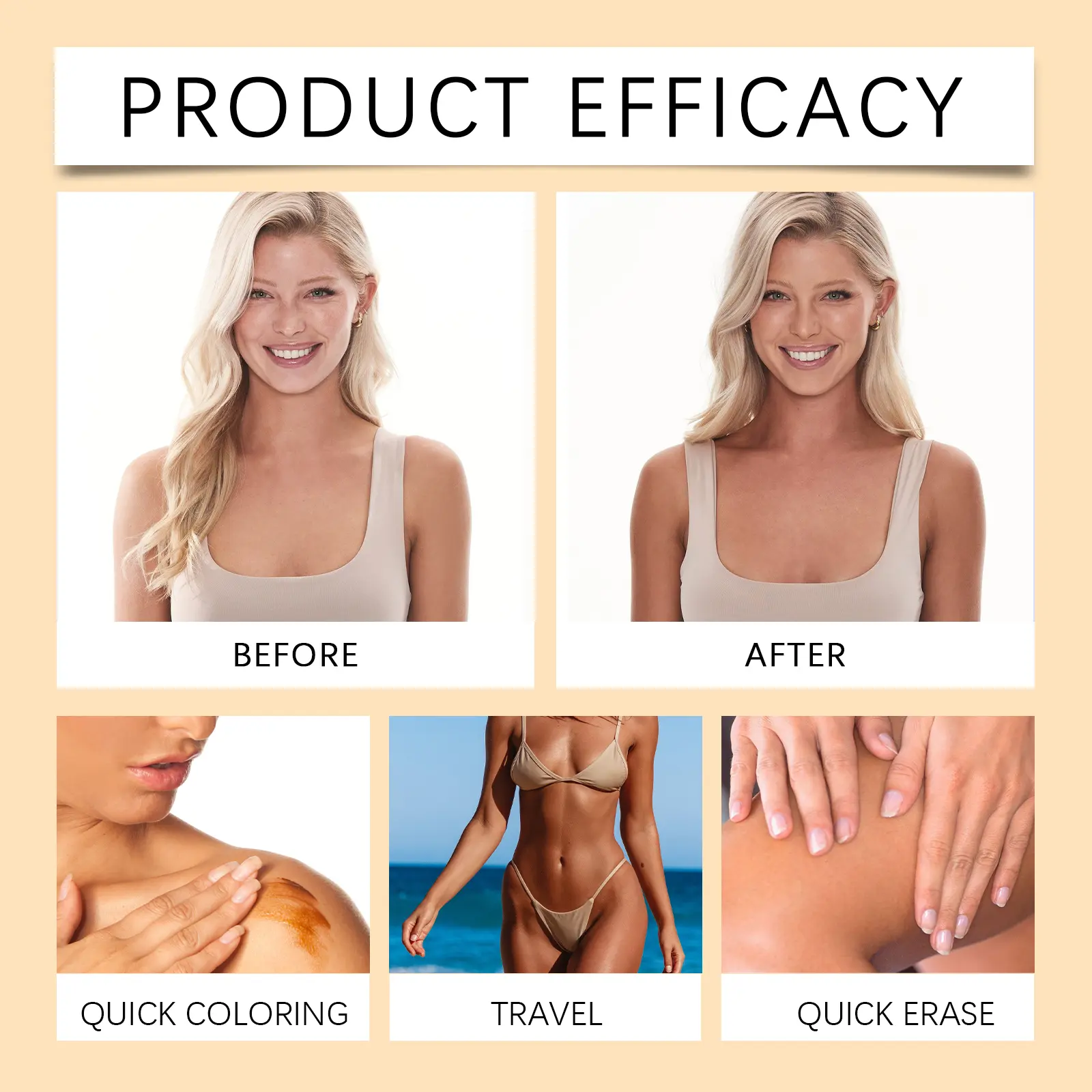 Beach Anti-Tanning Cream for Glowing Skin - West&Month 9 anti tanning cream beach tan skin care West Month 520 7950