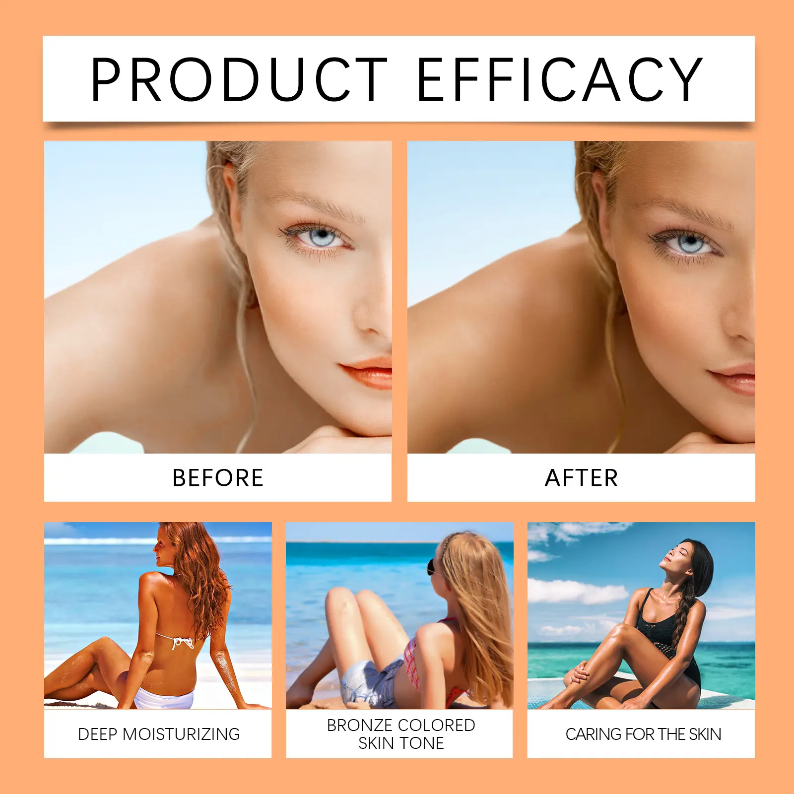 Wheat Tan Serum for a Natural Sun-Kissed Glow - West&Month 9 anti tanning serum outdoor beach wheat tan West Month 510 7801