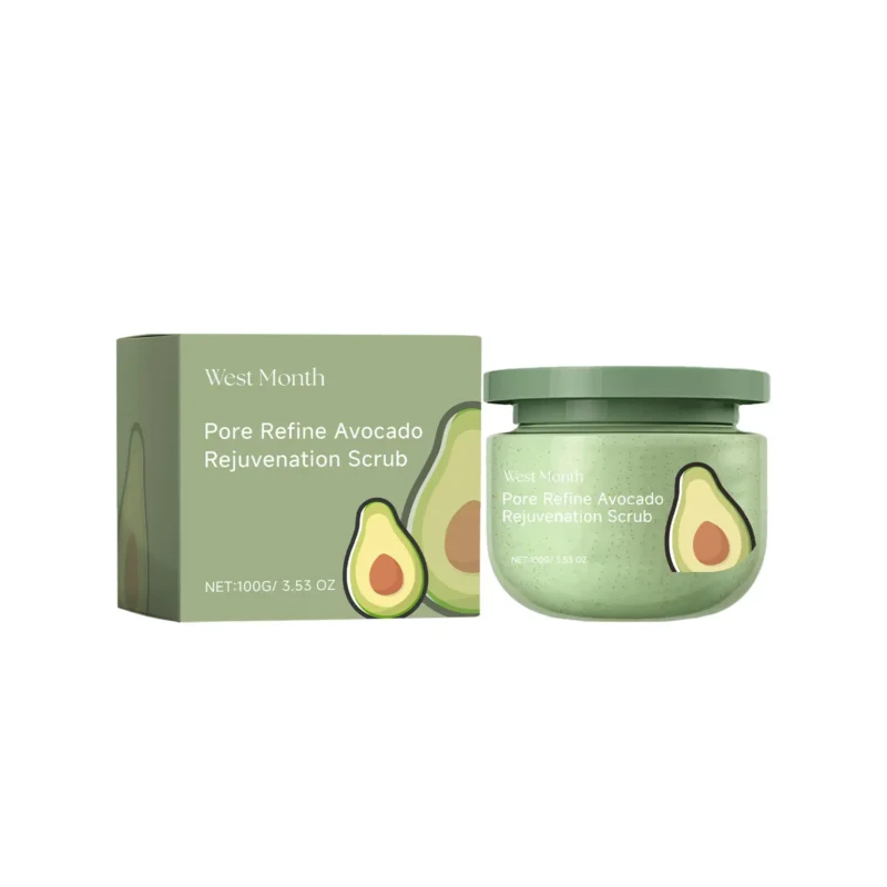 avocado scrub moisturize hydrate exfoliate West Month 283 4664