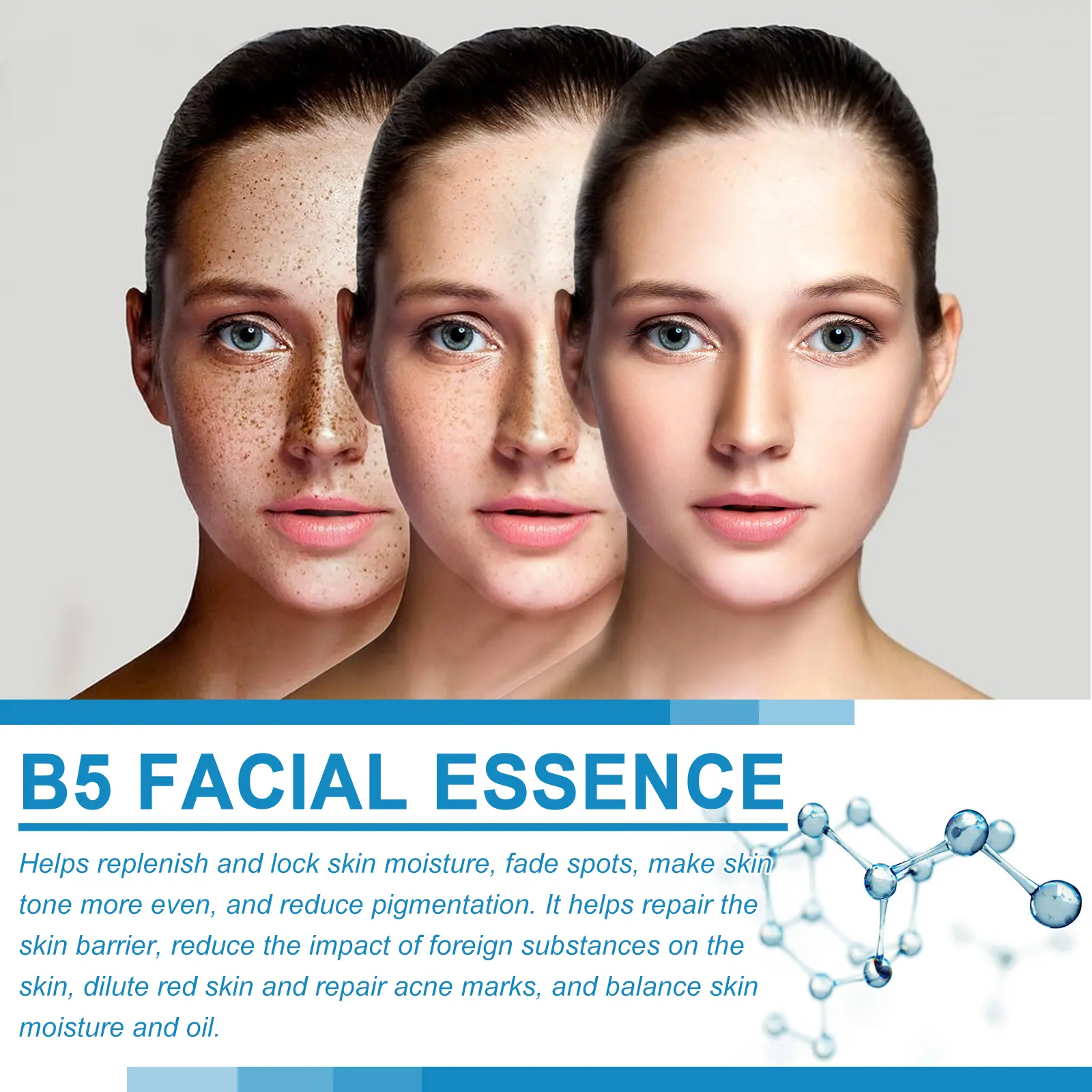 B5 Facial Essence Hydrating & Anti-Aging Serum - West&Month 5 b5 facial essence lighten spot anti aging West Month 333 5315