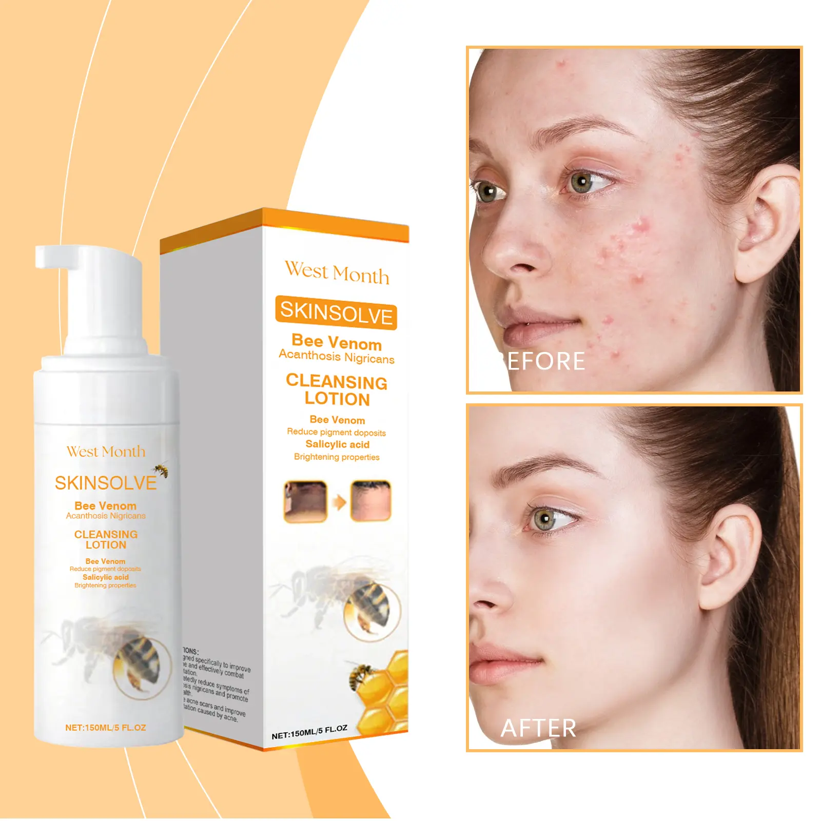 Balanced Oil Cleanser with Arbutin & Salicylic Acid - West&Month 2 balanced oil cleanser gently clean refresh balance West Month 468 7185