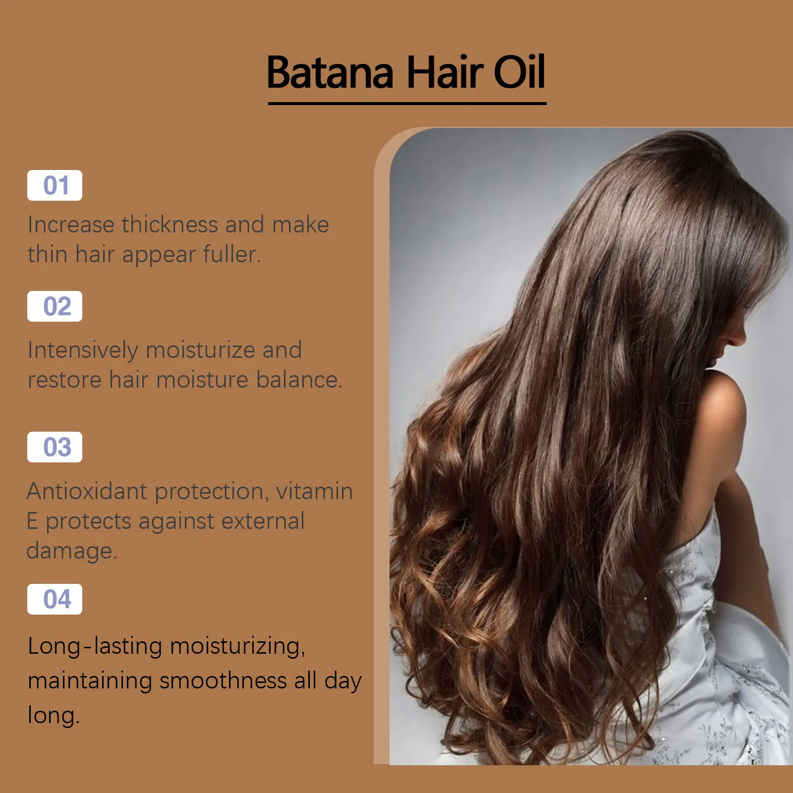 Batana Hair Oil for Dry Hair Repair - West&Month 5 batana hair oil moisturize repair dry soft West Month 209 3725