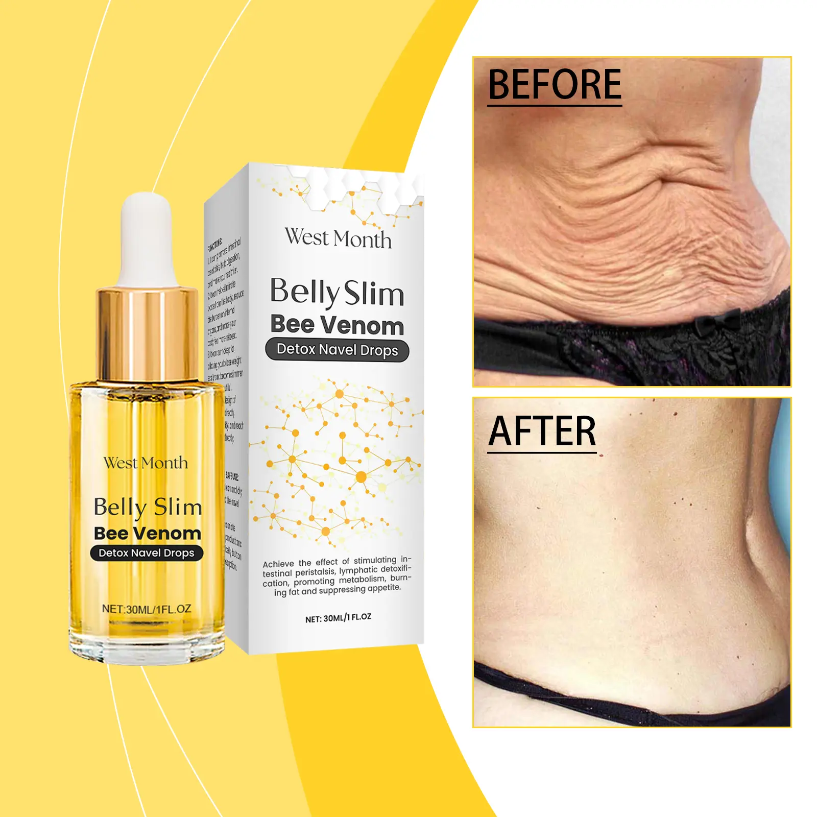 Bee Venom Body Essence for Nourishing & Firming Skin - West&Month 2 bee venom body essence nourish firm West Month 241 4152