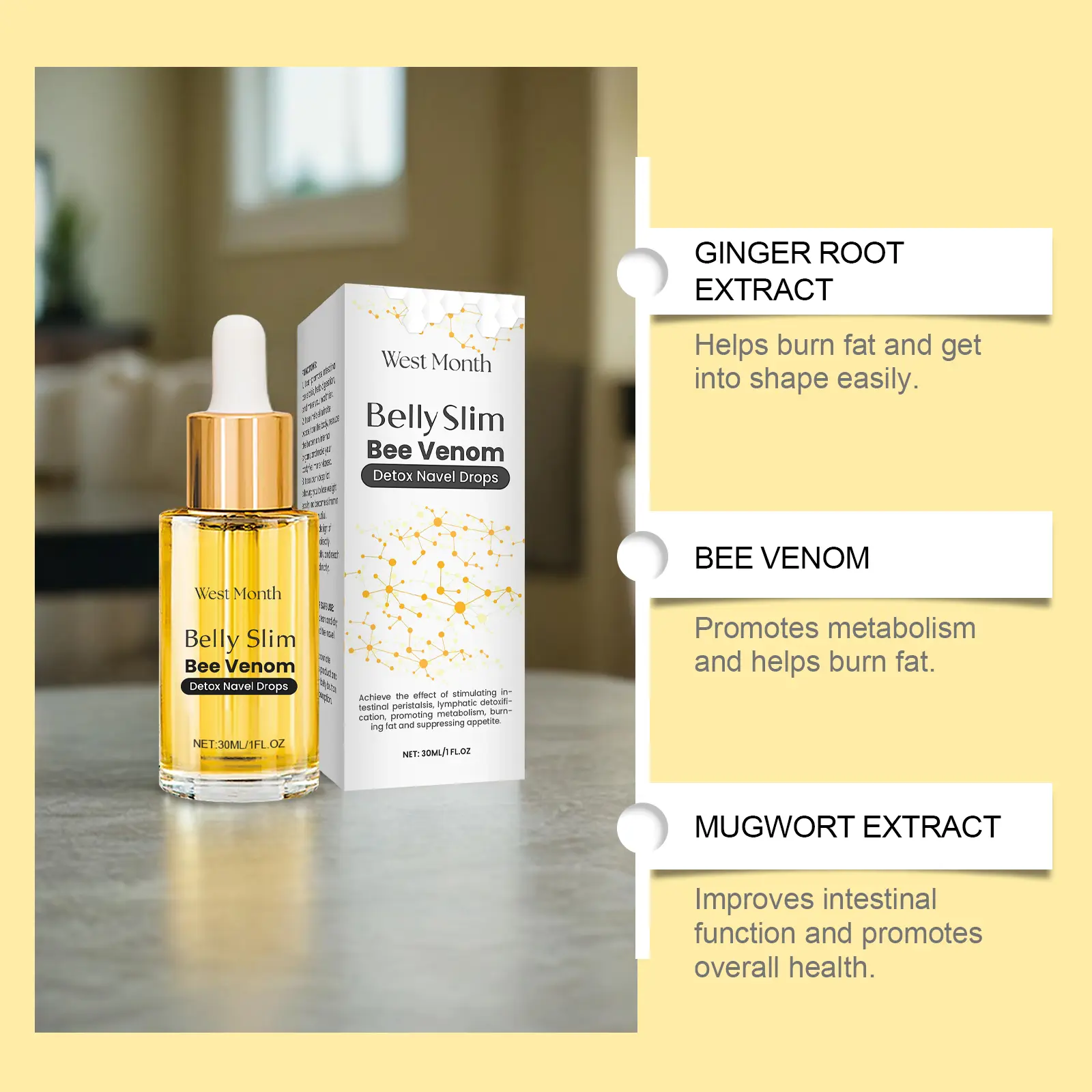 Bee Venom Body Essence for Nourishing & Firming Skin - West&Month 8 bee venom body essence nourish firm West Month 241 4158