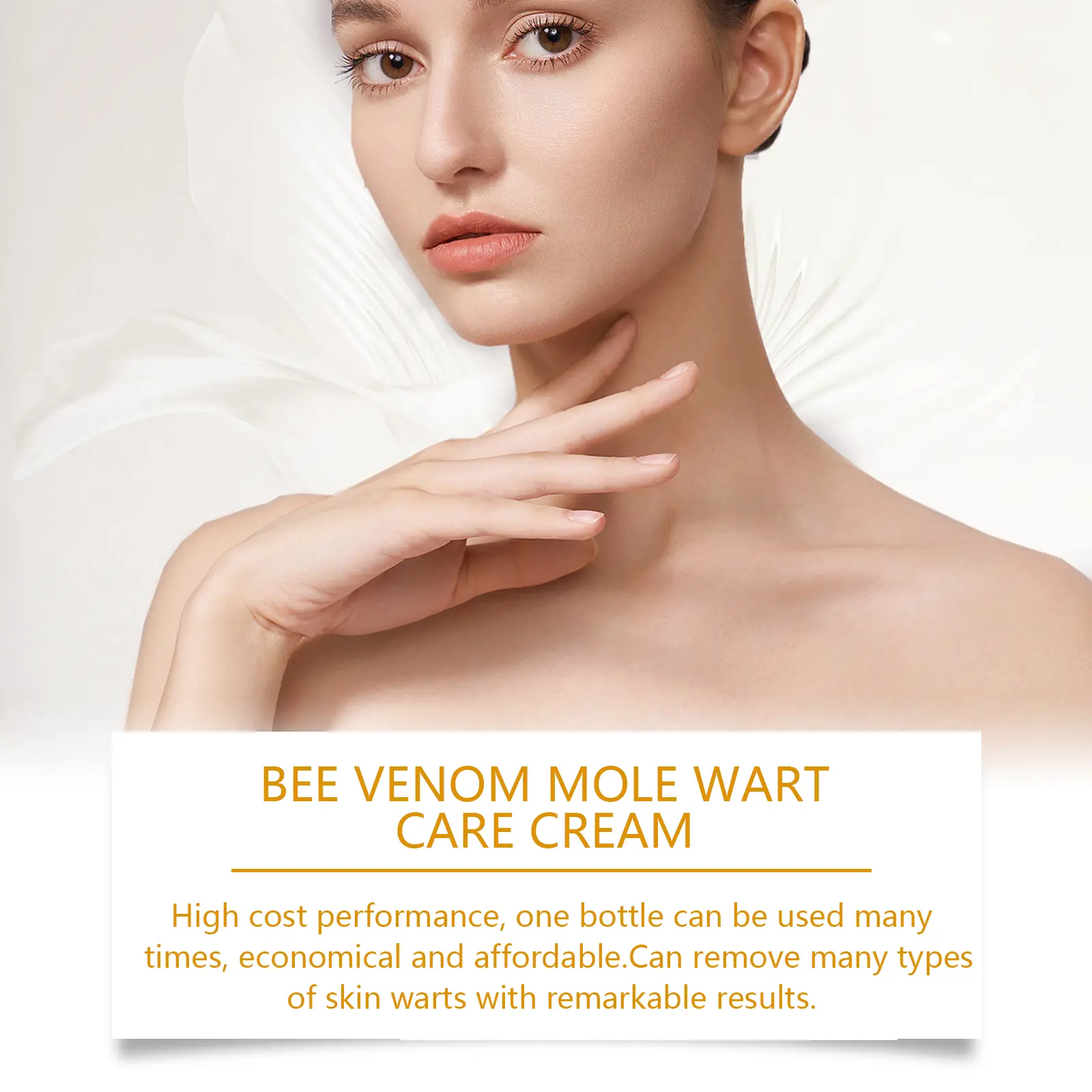 Bee Venom Mole Care Cream for Smoothing and Moisturizing Skin - West&Month 7 bee venom mole cream moisturize smooth lighten West Month 507 7757