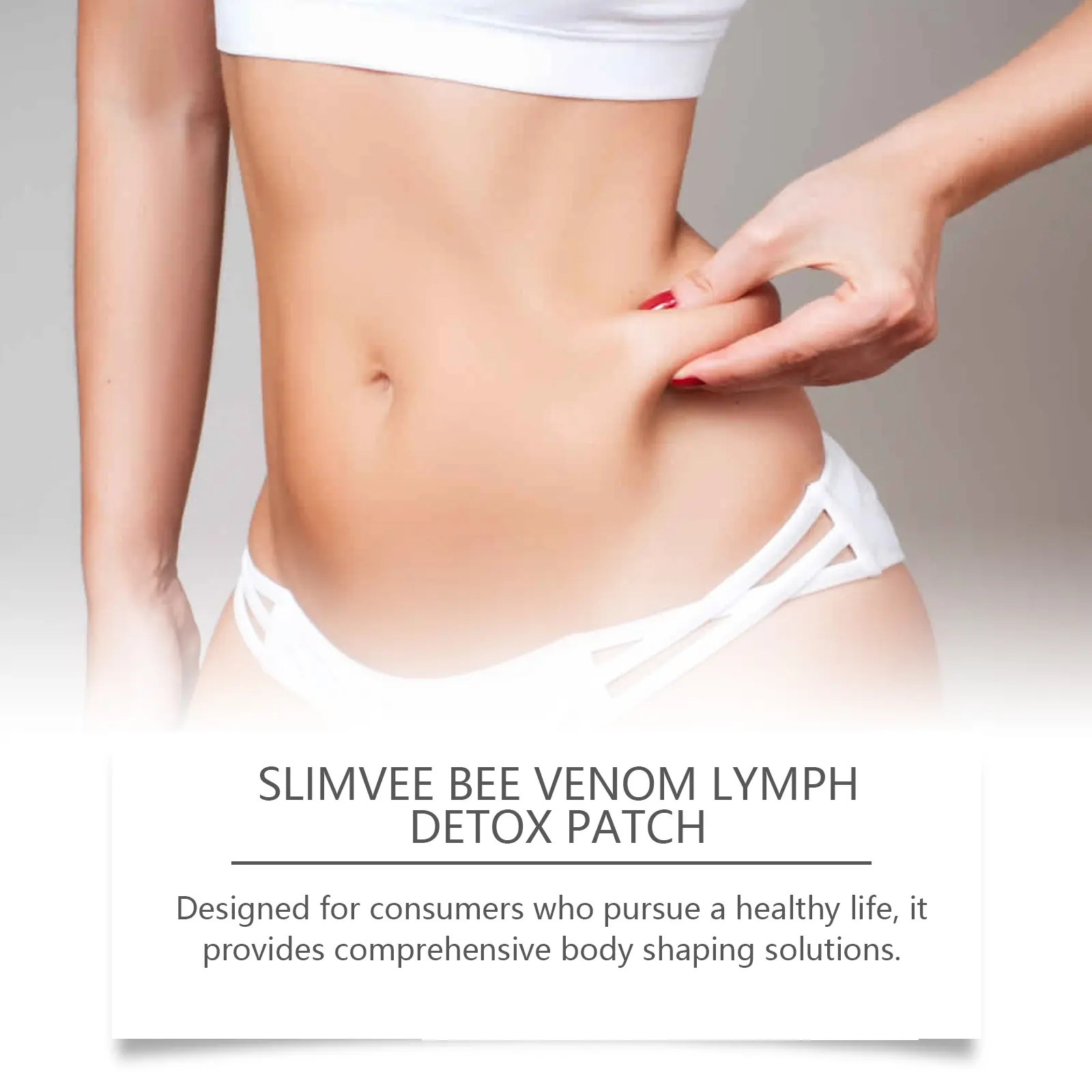 Bee Venom Slimming Patch for Belly Contouring and Support - West 6 beevenom slimming patch tighten lift belly West Month 413 6432