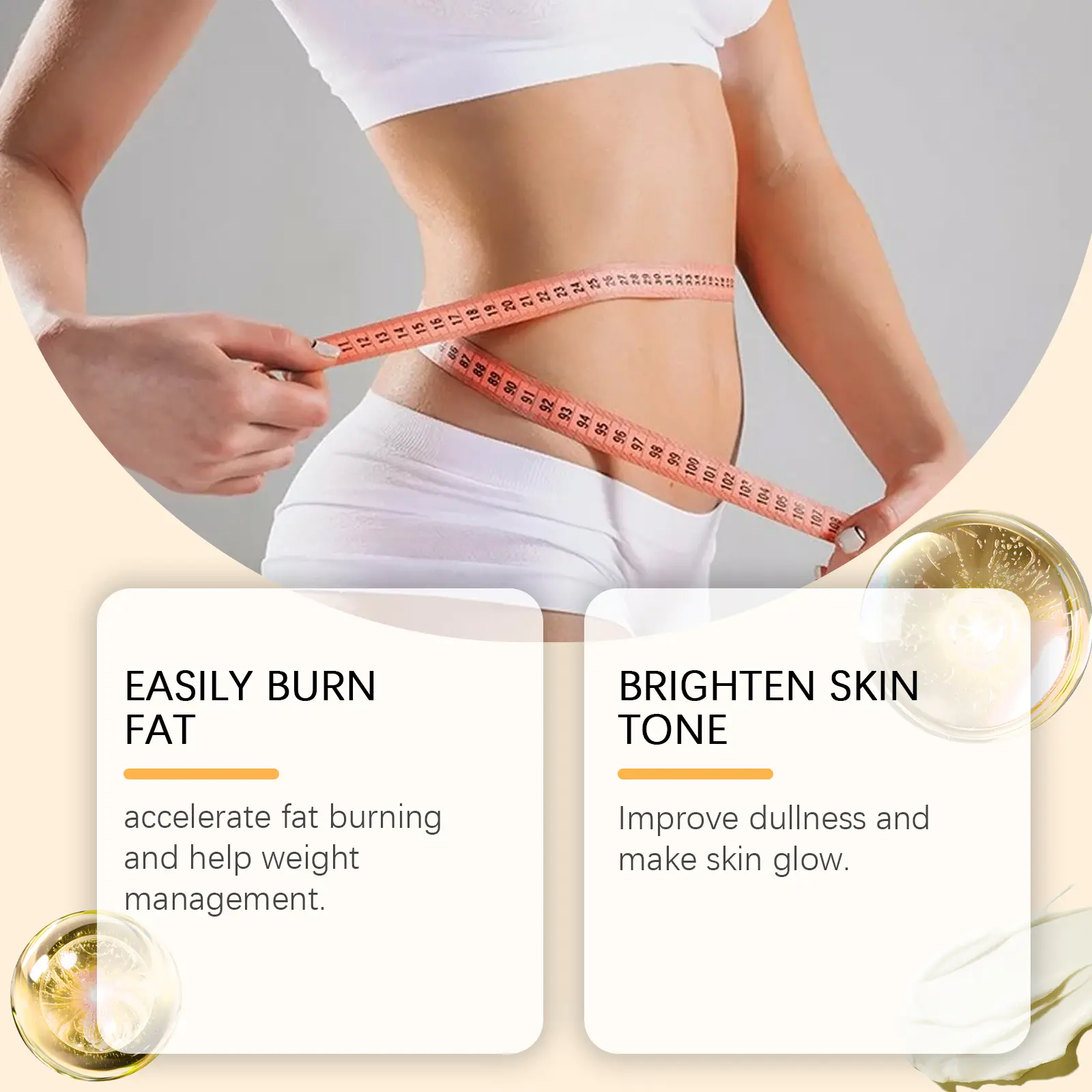 Firming Body Cream for Skin Toning & Elasticity - West&Month 6 body care cream massage legs arms firming West Month 151 3010