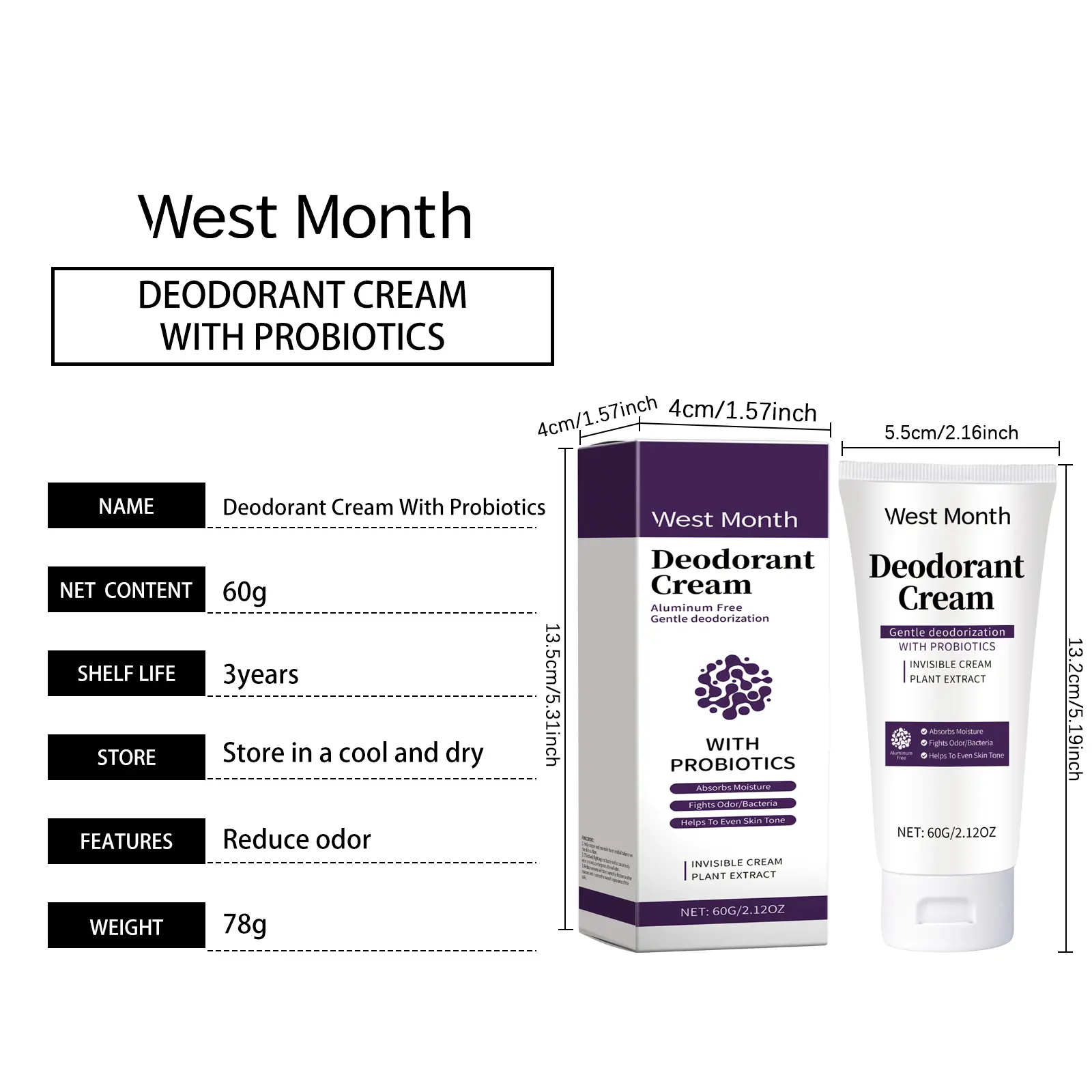 West&Month Skin Brightening Body Care Cream: Moisturizing & Refreshing 1 body care cream moisturizing refreshing brightening West Month 303 4941