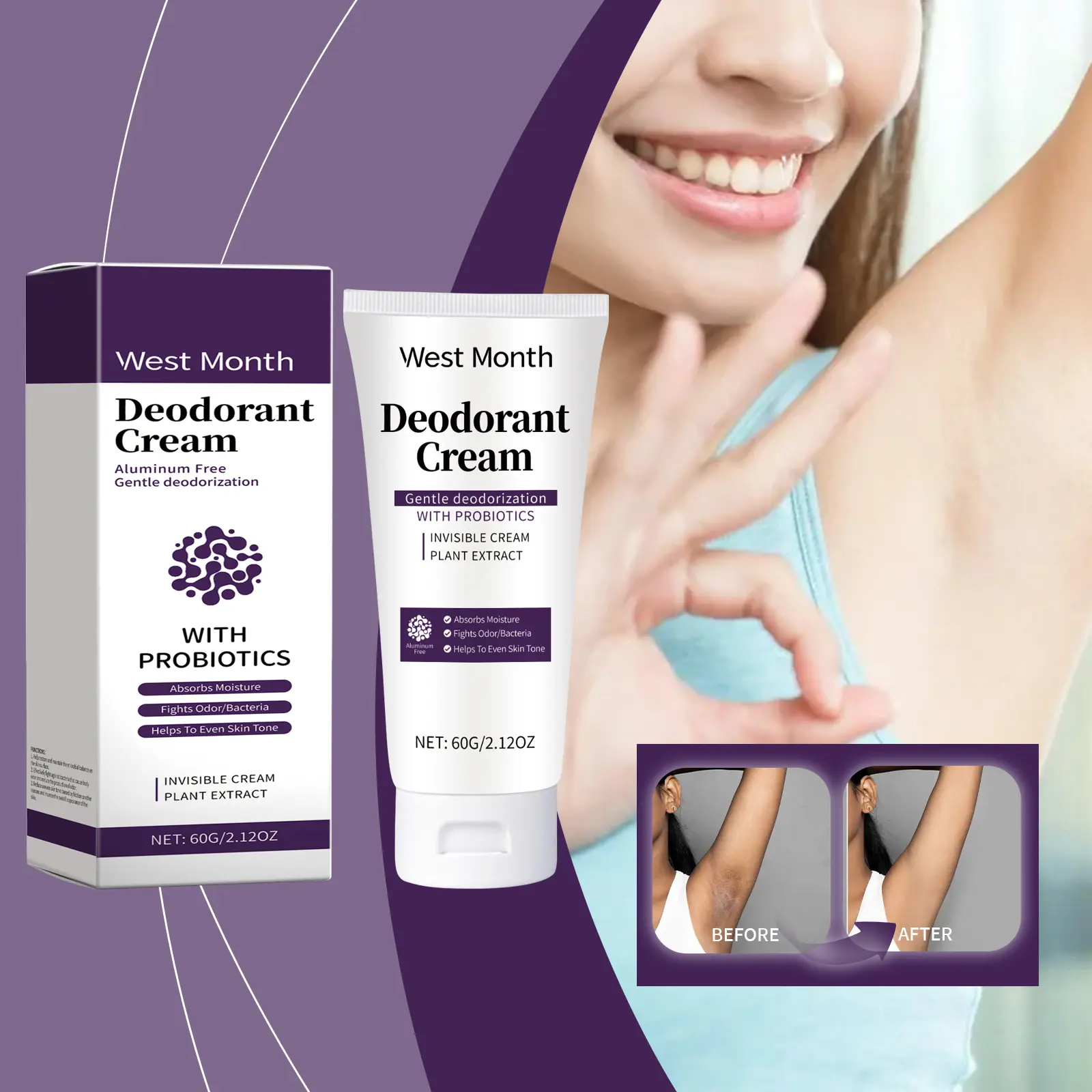 West&Month Skin Brightening Body Care Cream: Moisturizing & Refreshing 2 body care cream moisturizing refreshing brightening West Month 303 4942