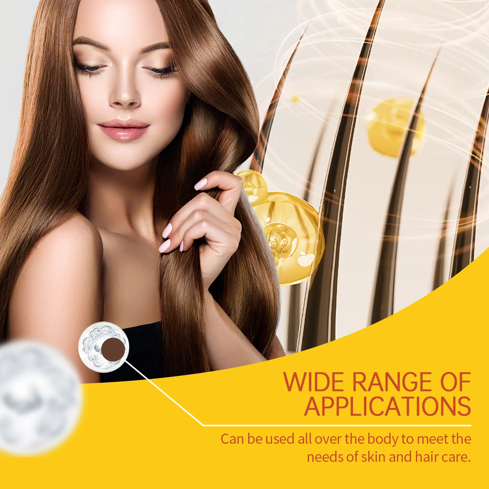 Body Care Oil for Moisturizing & Softening - West&Month 11 body care oil moisturize soften hair West Month 079 2091