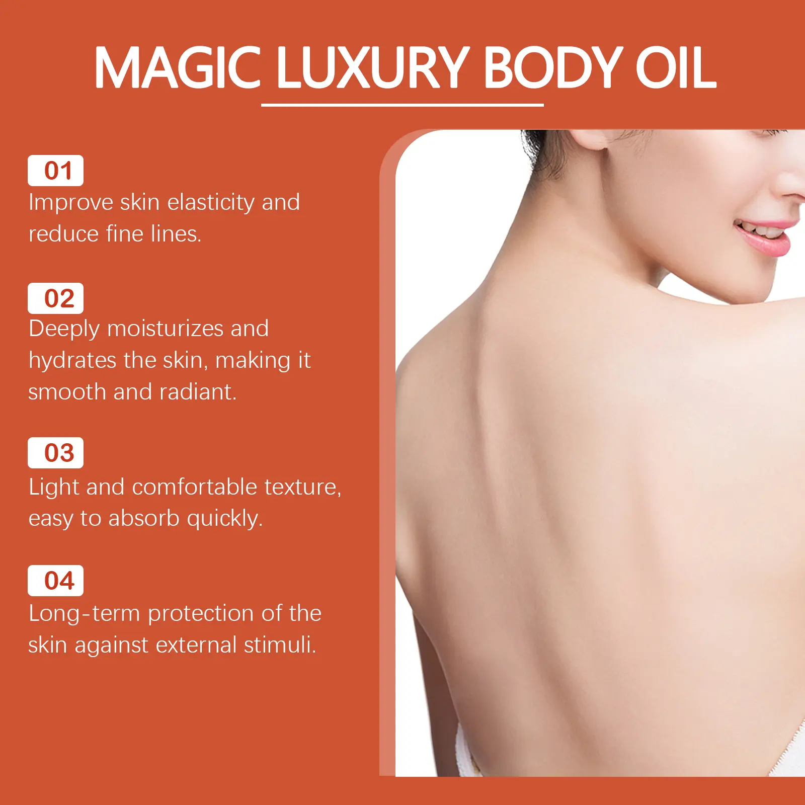 Body Firming Oil for Skin Tightening & Deep Moisturizing - West&Month 11 body firming oil moisturize soften tighten West Month 221 3882