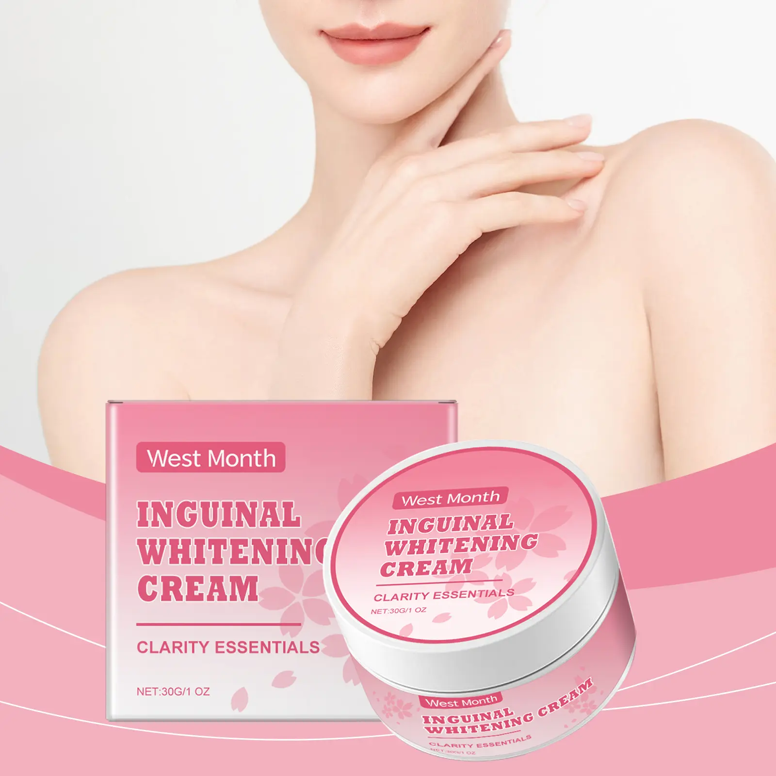 Daily Body Moisturizer for Brightening and Hydration - West&Month 2 body moisturizer brighten nourish smooth hydrate West Month 635 9219