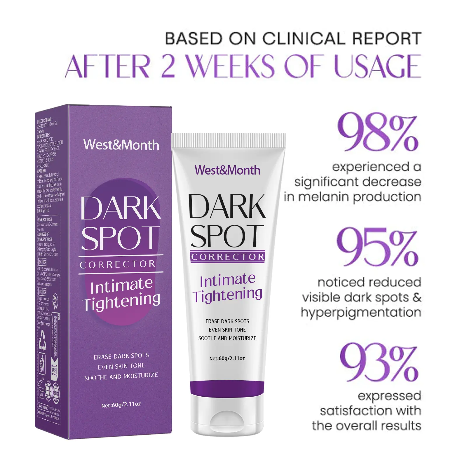 Body Moisturizer for Hydrated Smooth Skin West&Month 6 body moisturizer lighten armpit joints brighten West Month 107 2457