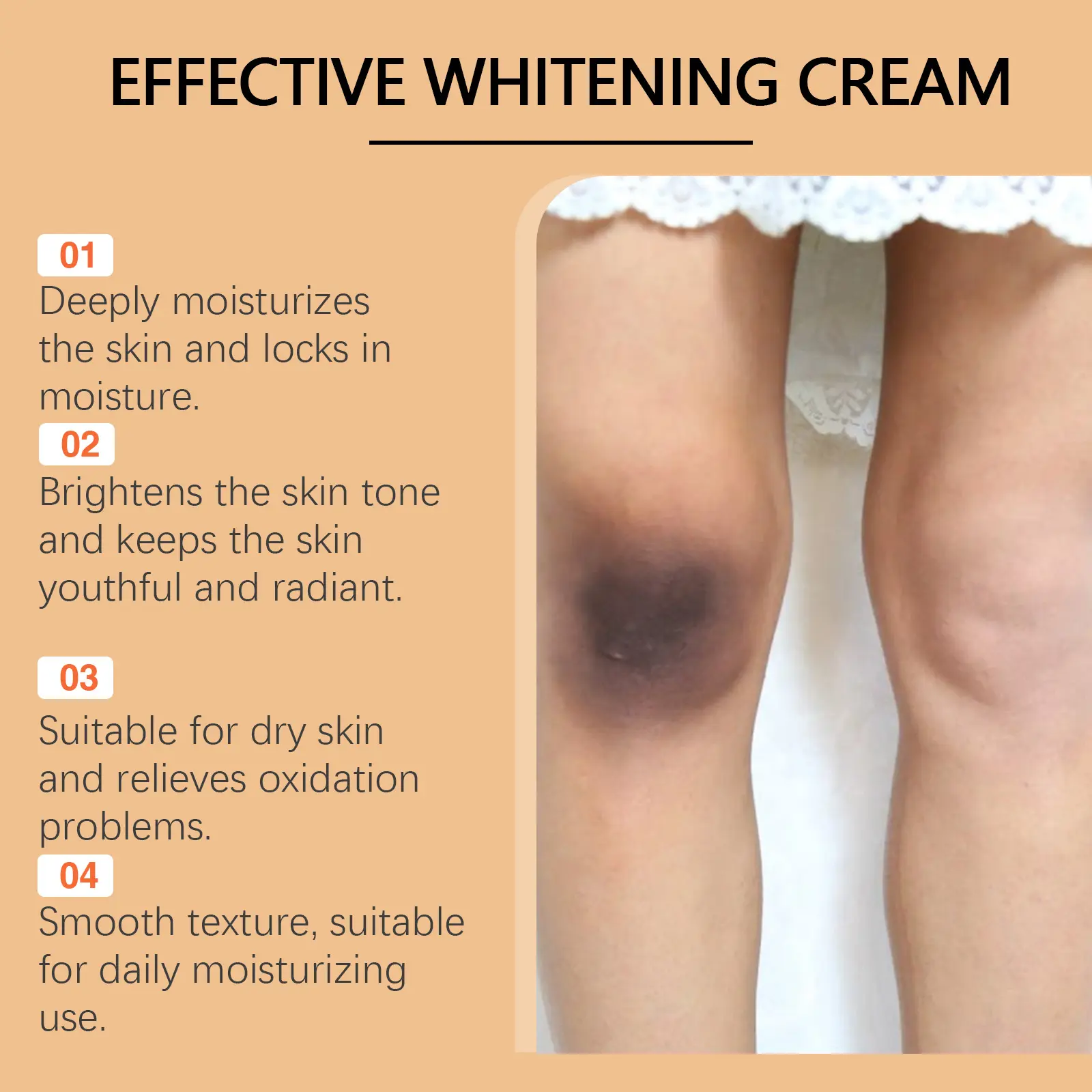 Body Moisturizing Brightening Cream with Non-Sticky Formula - West&Month 5 body moisturizing cream brighten refresh non sticky West Month 625 9108