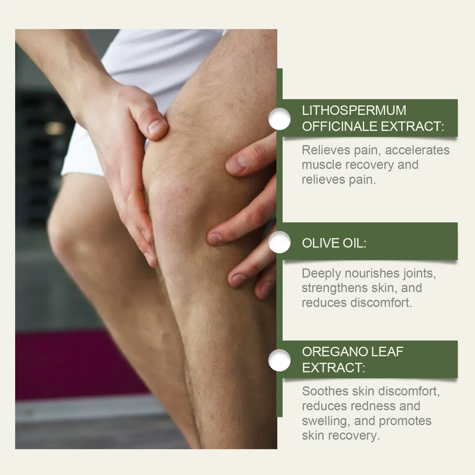 Body Repair Essential Oil for Soft Skin & Joints - West&Month 8 body repair oil daily moisturize arm knee massage West Month 525 8023