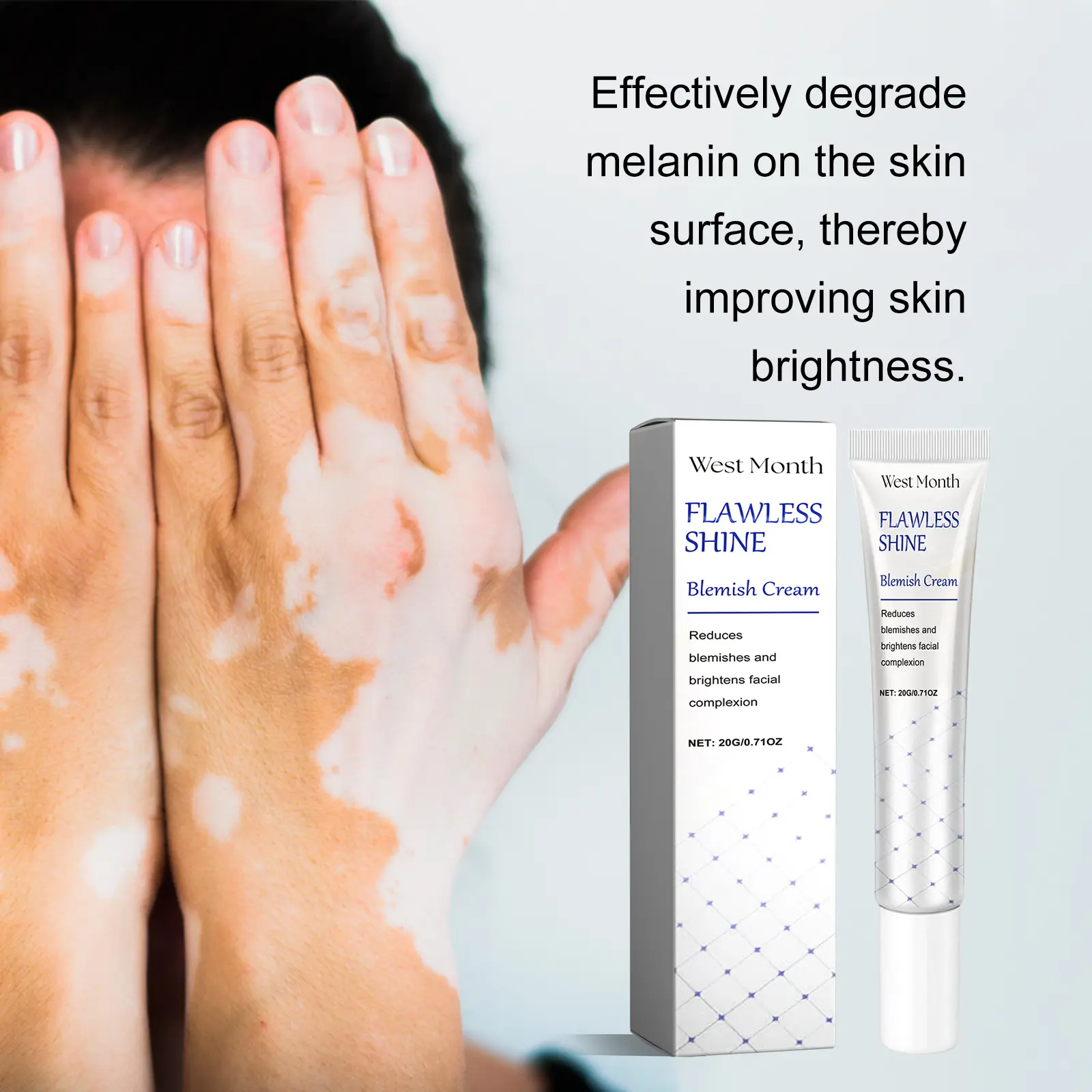 Moisturizing Body Cream for Gentle Skin Care - West&Month 6 body skin cream even tone gentle moisturize West Month 394 6163