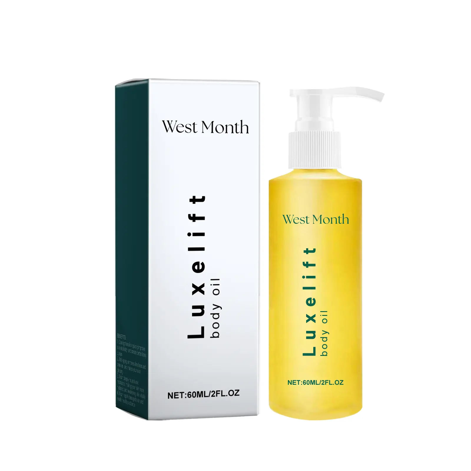 West&Month Body Oil Review: Does This Firming Treatment Really Work? 1 West&Month Body Texture Repair Treatment Oil bottle on a bathroom shelf