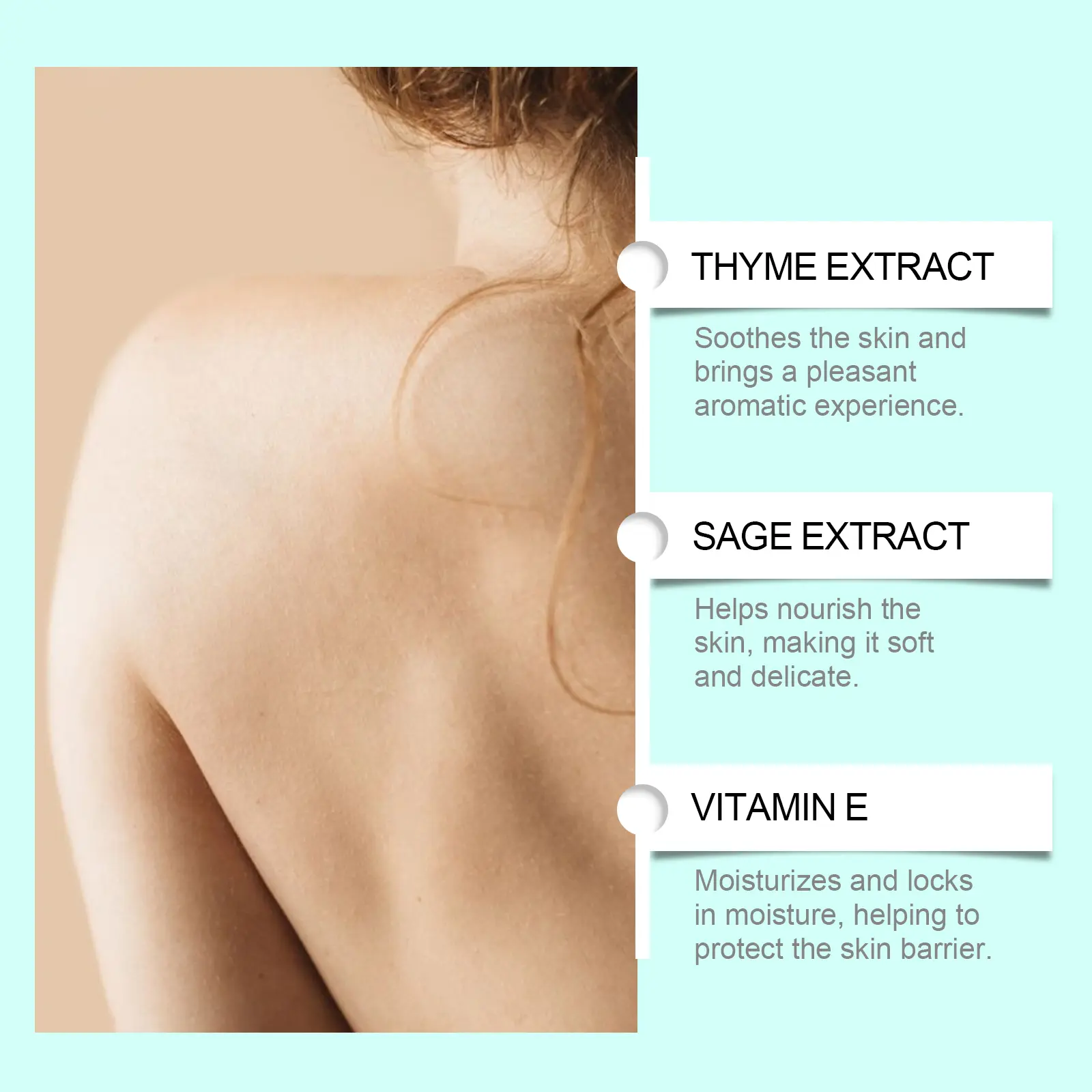 Thyme Body Cream Soothing Plant Essence Moisturizer - West&Month 5 body thyme cream plant moisturize daily West Month 632 9181