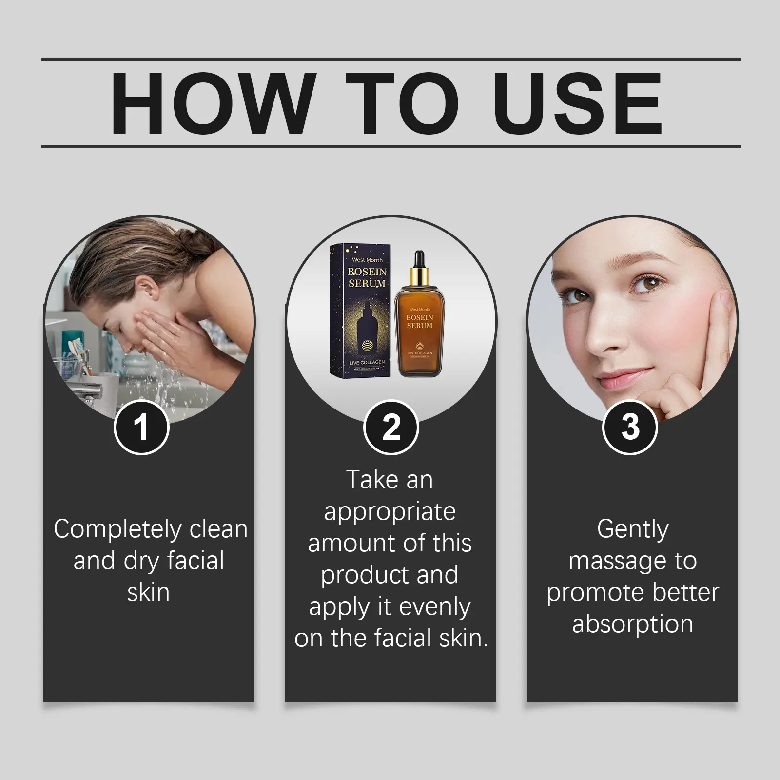 Bossin Serum for Deep Skin Moisturization - West&Month 4 bosin serum moisturize skin West Month 163 3152
