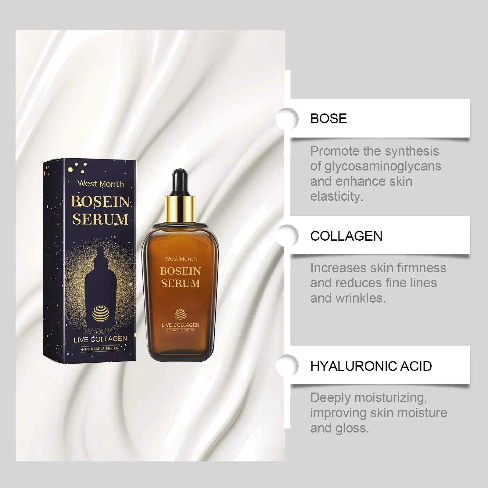Bossin Serum for Deep Skin Moisturization - West&Month 8 bosin serum moisturize skin West Month 163 3155