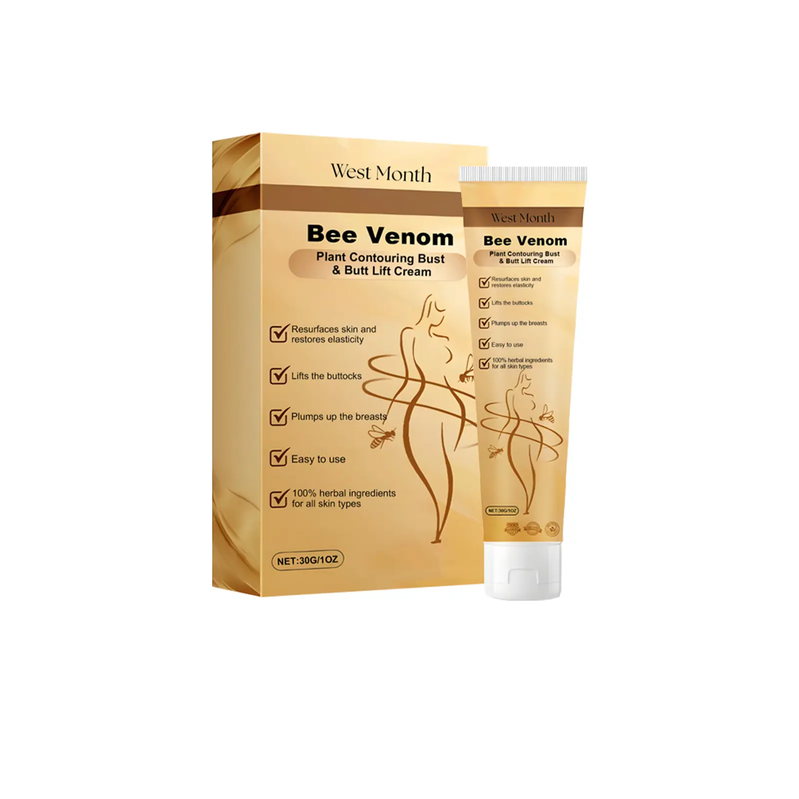 West&Month Firming & Moisturizing Breast Cream - Review 1 West&Month Firming & Moisturizing Breast Cream bottle