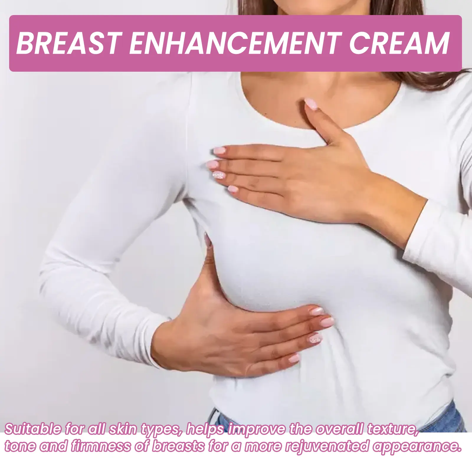 Breast Massage Cream for Skin Smoothness with Papaya Extract West&Month 6 breast cream firm highlight curves plump West Month 352 5578