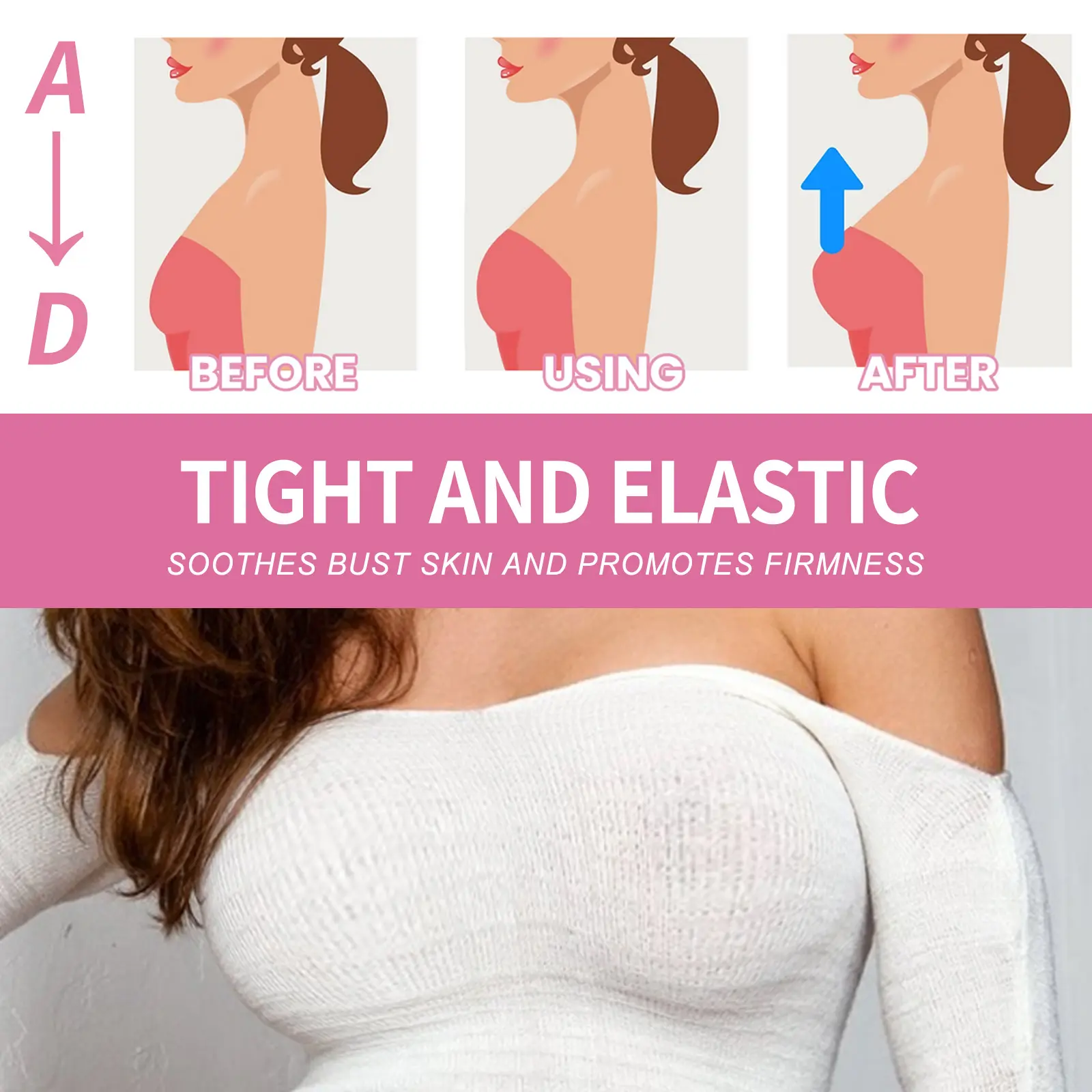 Breast Lift Patch for Firming and Anti-Sagging - West&Month 8 breast lift patch firm plump anti sag West Month 382 5998