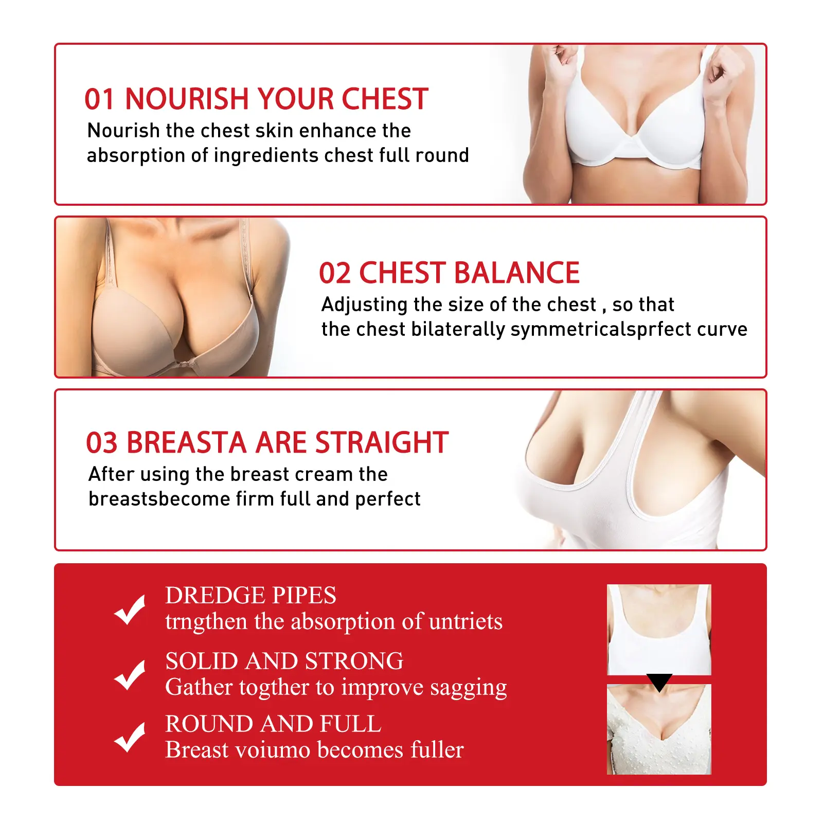 Breast Massage Cream Skin Nourishing Treatment - West&Month 5 breast massage cream firming volumizing West Month 112 2526