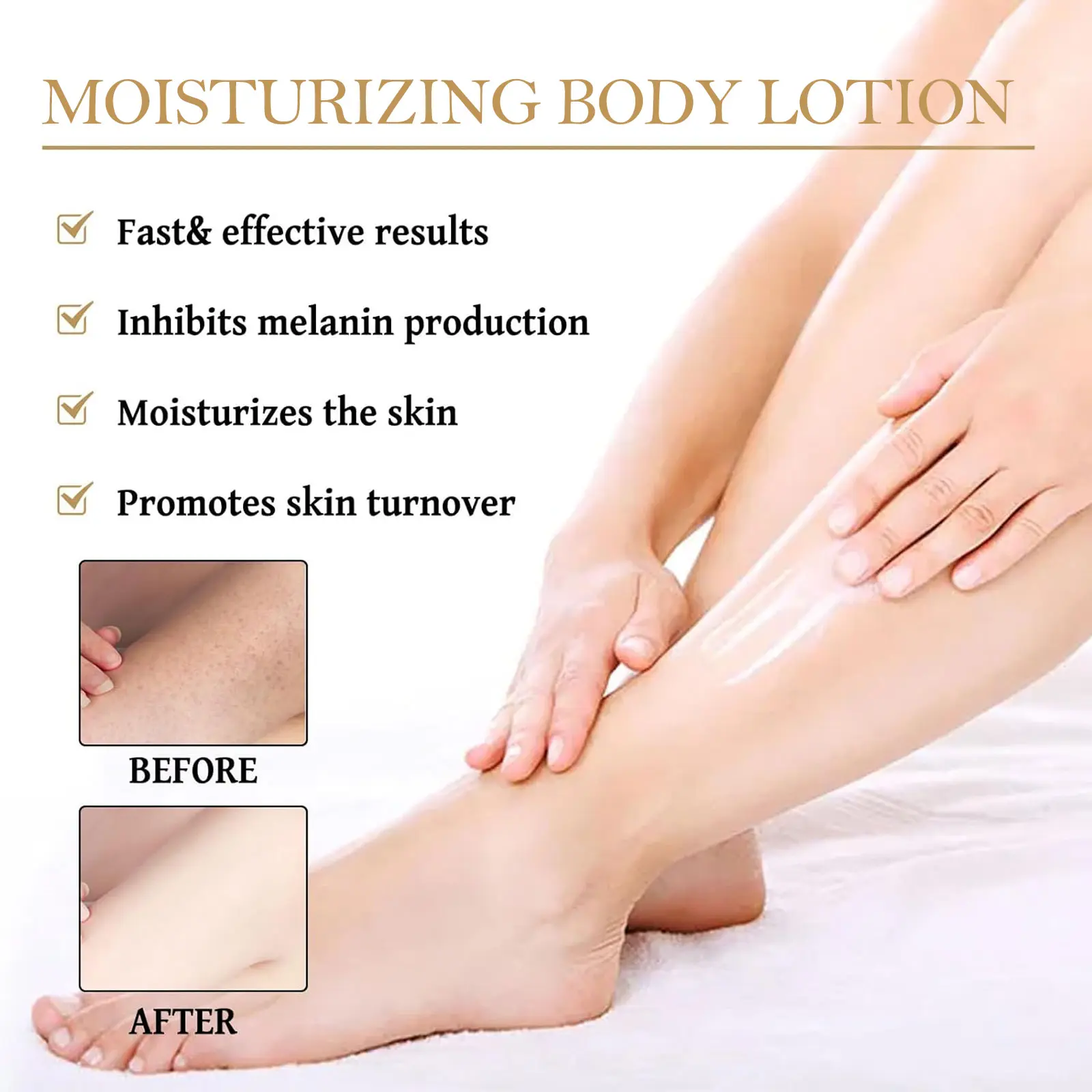 Brightening Moisturizing Body Lotion for Smooth Skin - West&Month 5 brightening body lotion repair chicken skin West Month 212 3768
