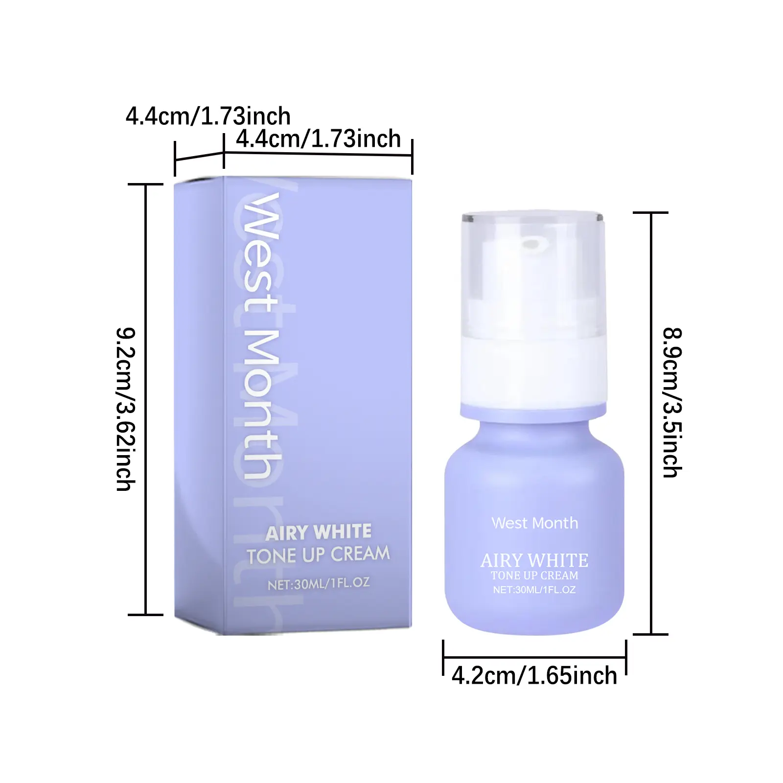 Brightening Cream for Dry Skin Repair with Vitamin C West&Month 1 brightening cream moisturize repair dry skin West Month 217 3834