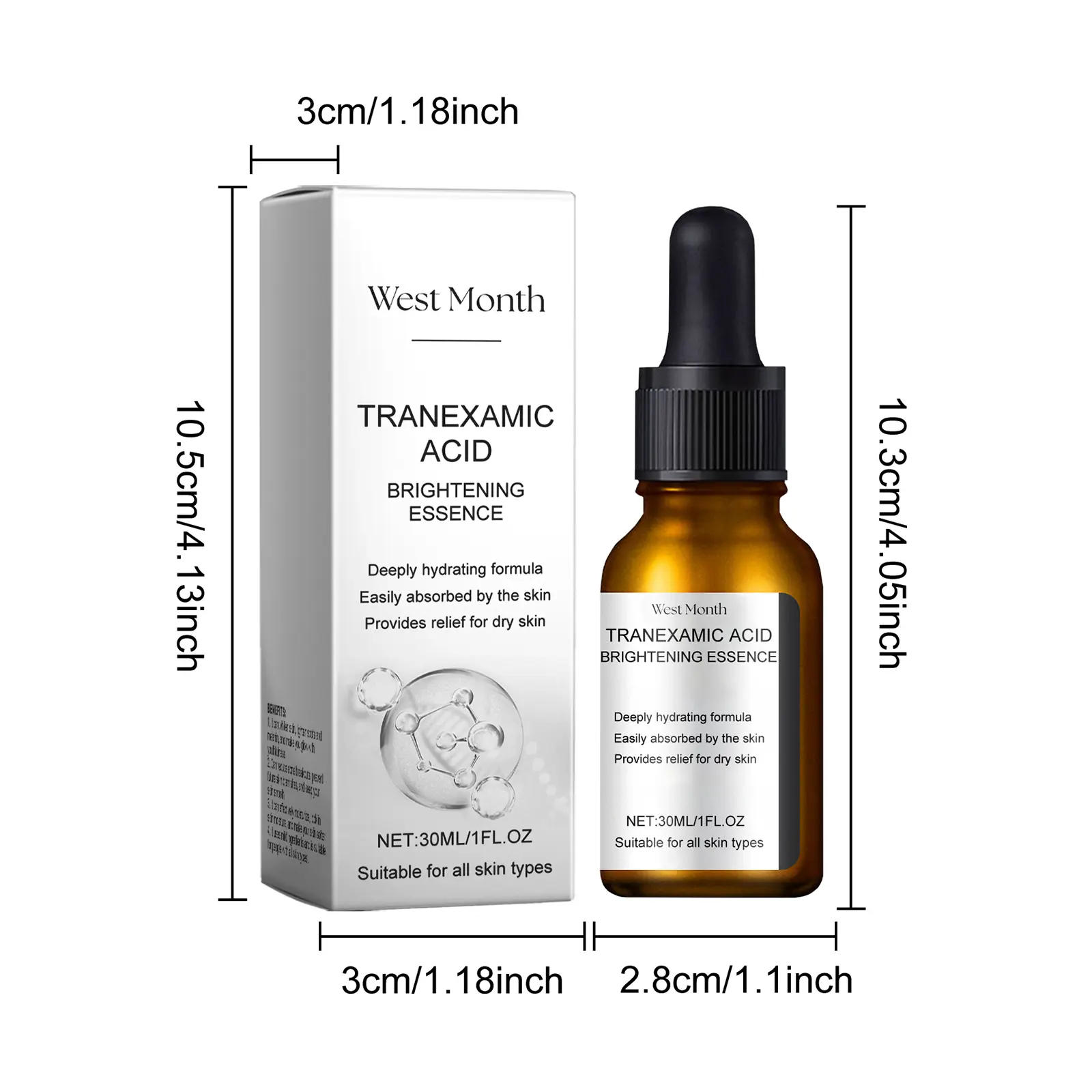 Brightening Skin Essence for Radiant & Even Complexion - West&Month 1 brightening essence even bright non sticky West Month 236 4078