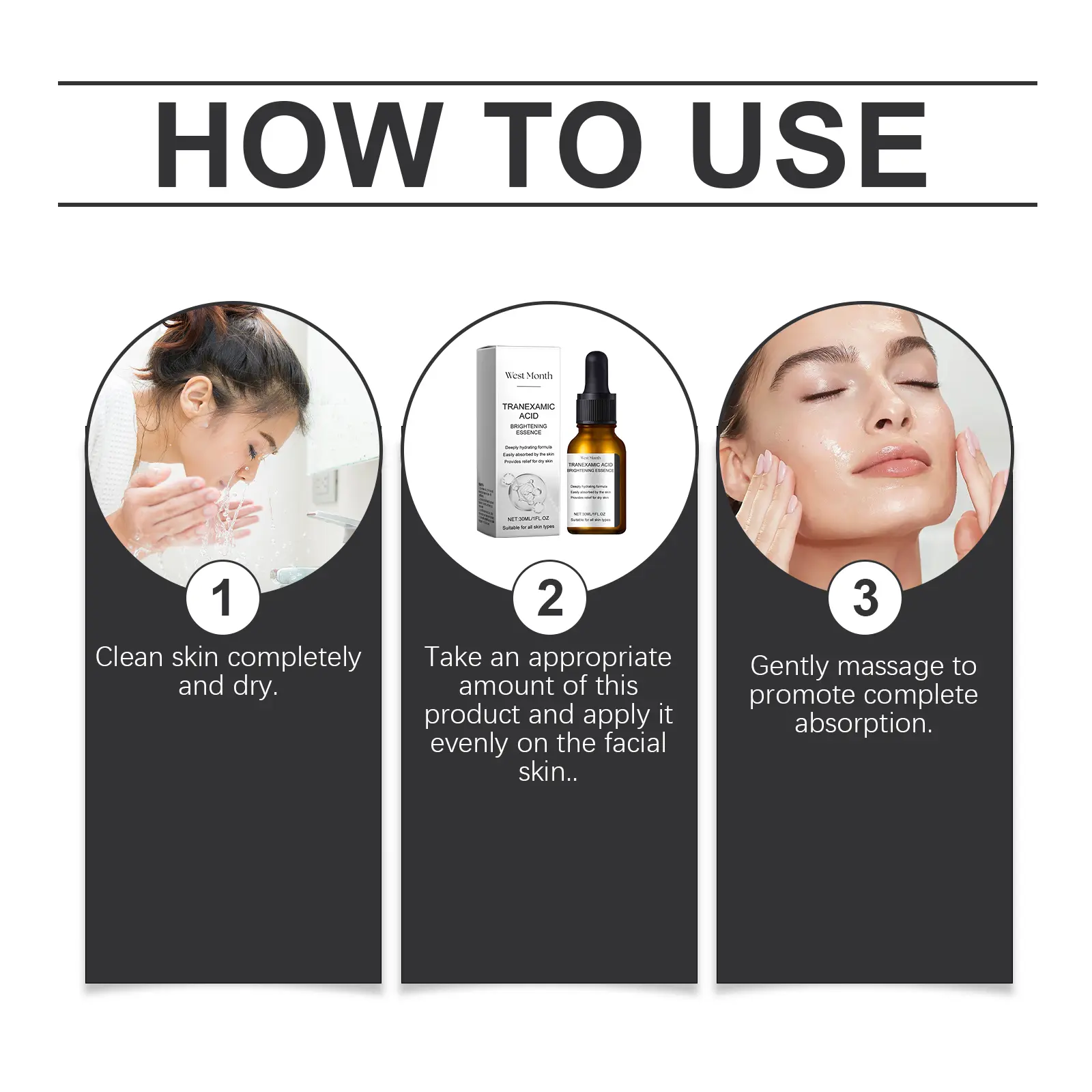 Brightening Skin Essence for Radiant & Even Complexion - West&Month 4 brightening essence even bright non sticky West Month 236 4081