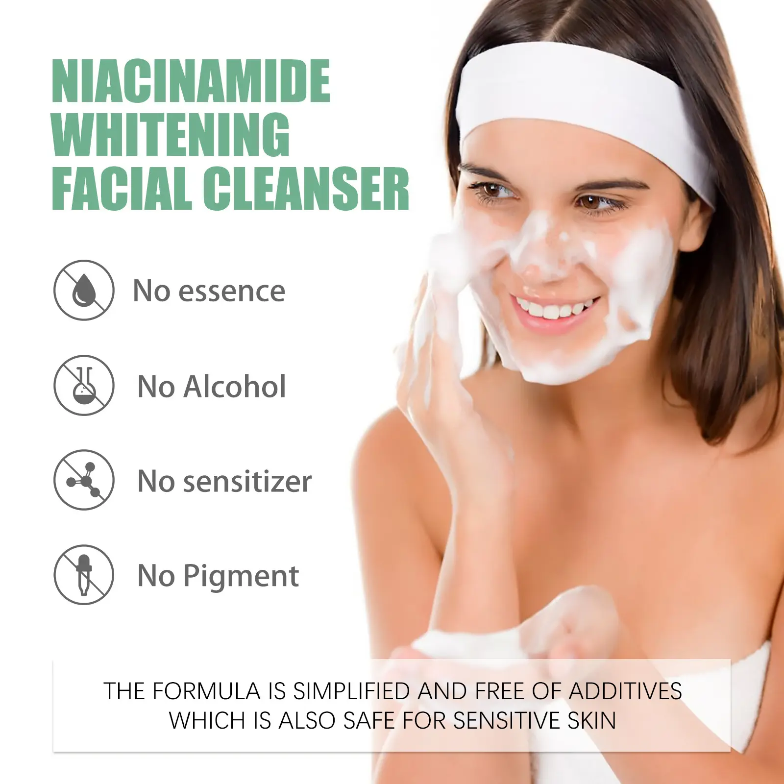 Brightening Facial Cleanser Moisturizing & Non-Tightening - West&Month 5 brightening freckle cleanser clean moisturize West Month 208 3710