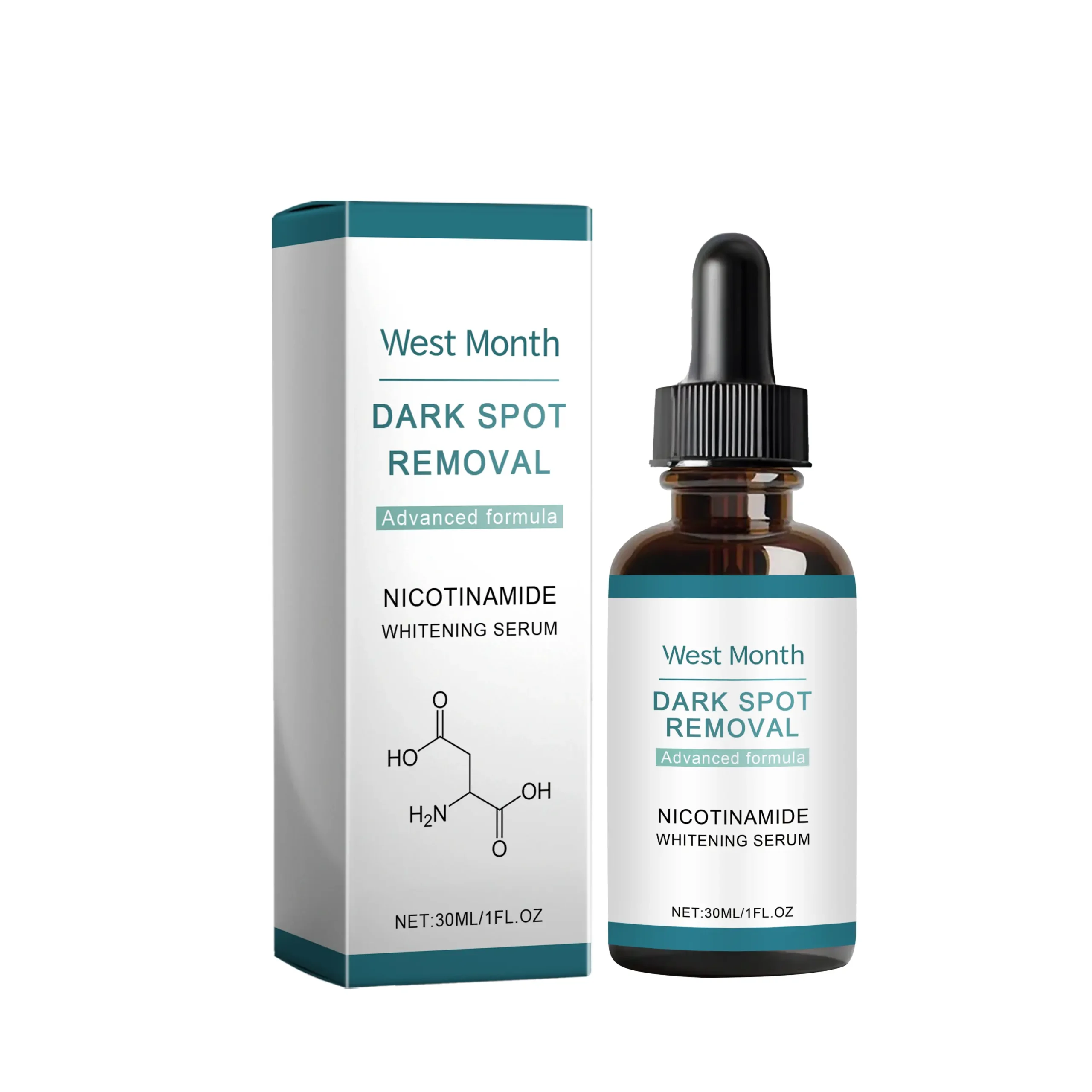 West&Month Brightening Serum - Moisturizing, Hydrating & Nourishing - Review 1 West&Month Brightening Serum bottle