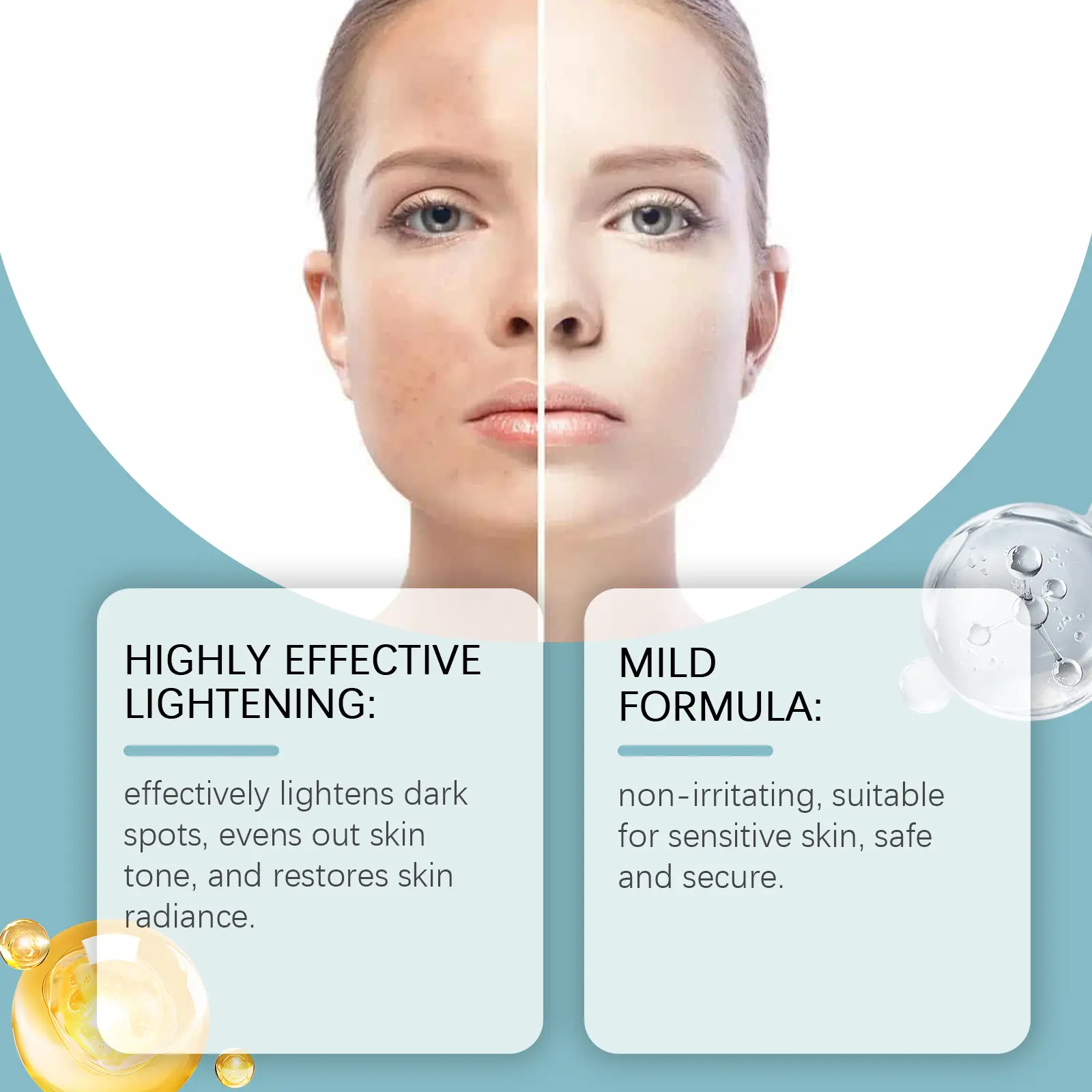 Brightening Serum with Vitamin C & E for Radiant Skin - West&Month 7 brightening serum moisturize hydrate nourish West Month 544 8285