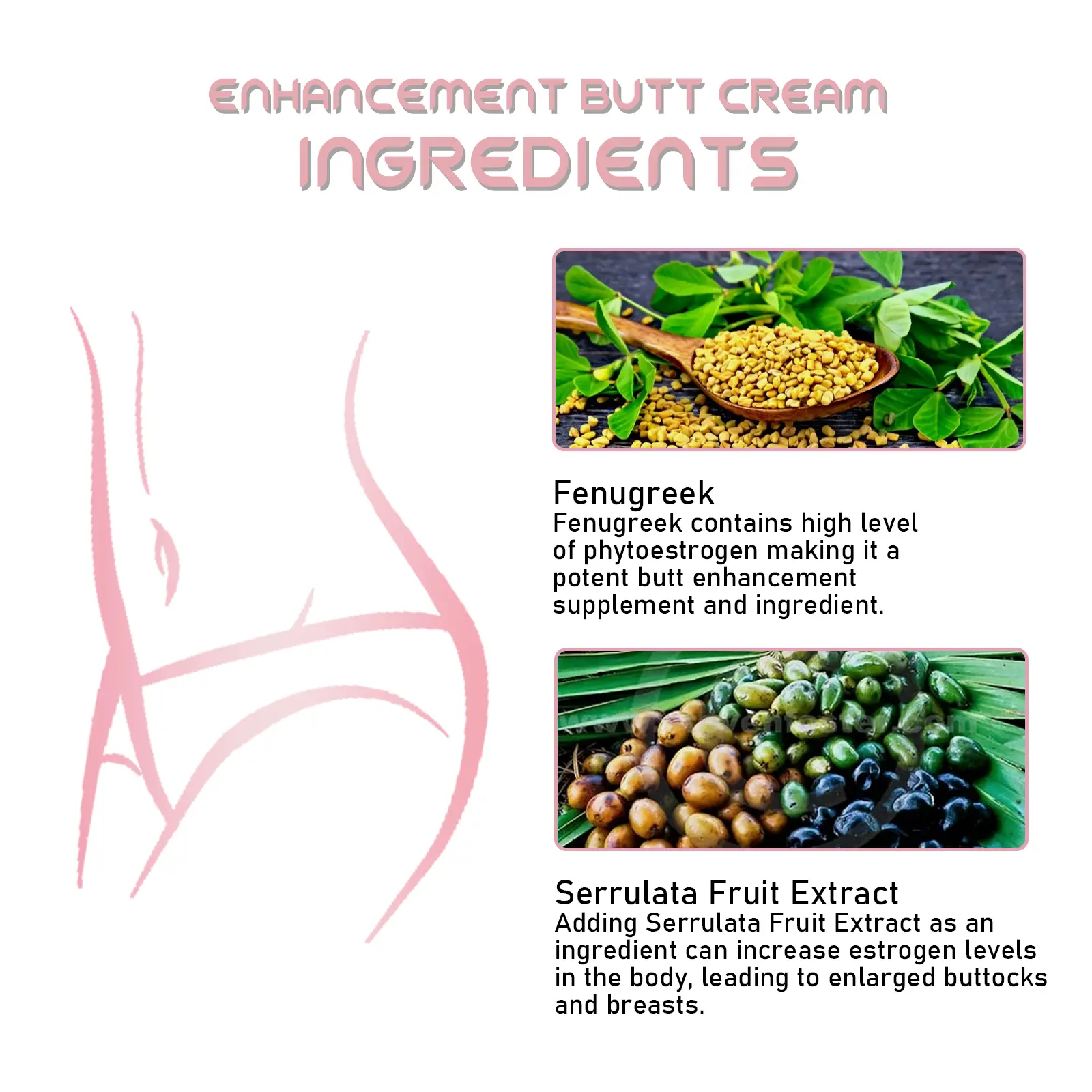 Butt Lift Cream for Firming, Toning & Moisturizing - West&Month 7 butt lift cream sculpting firming toning West Month 084 2158