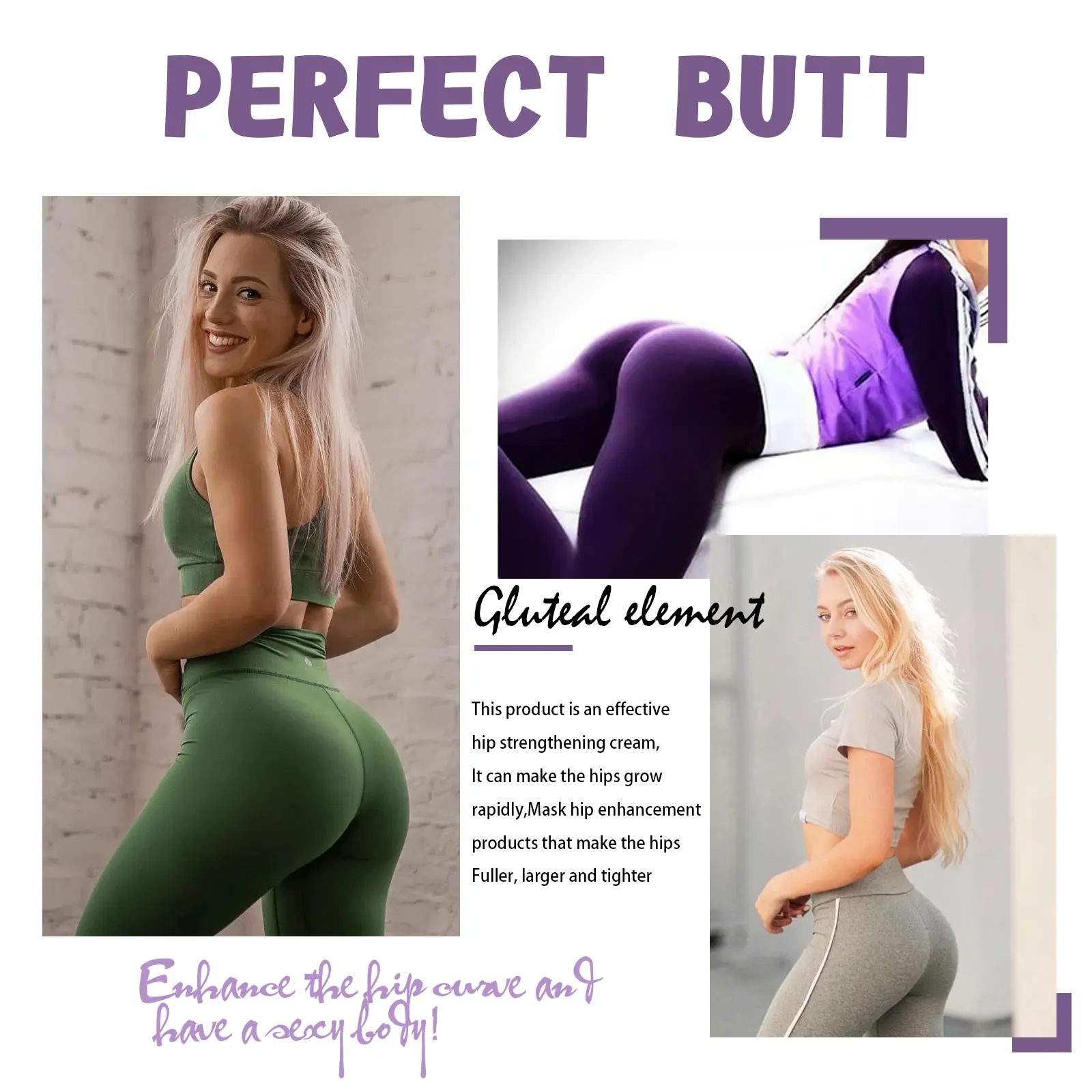 Butt Massage Oil for Firming & Contouring - West&Month 6 butt massage oil lift firm highlight lines West Month 658 9458