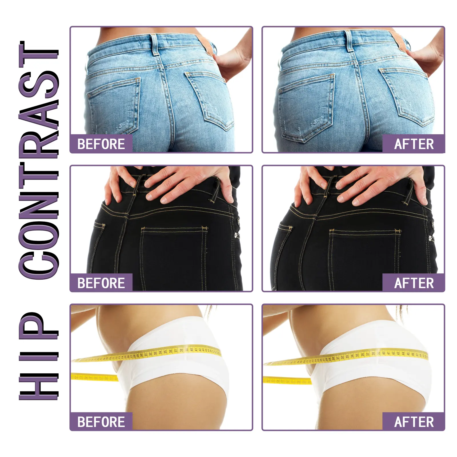 Butt Massage Oil for Firming & Contouring - West&Month 8 butt massage oil lift firm highlight lines West Month 658 9459