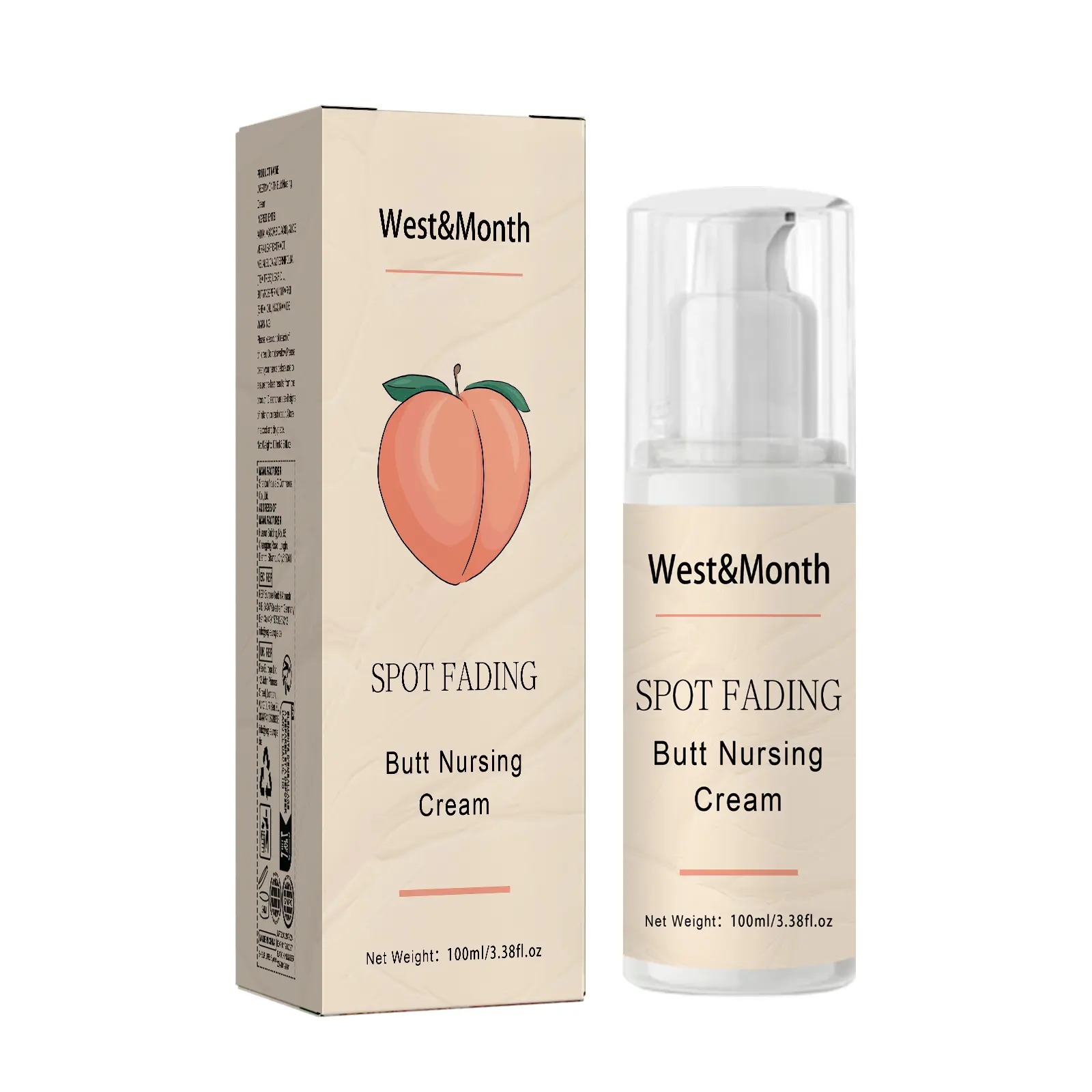 West&Month Buttock Cream Review: My Honest Take After 1 Month 1 West&Month Buttock Care Cream bottle on a bathroom counter