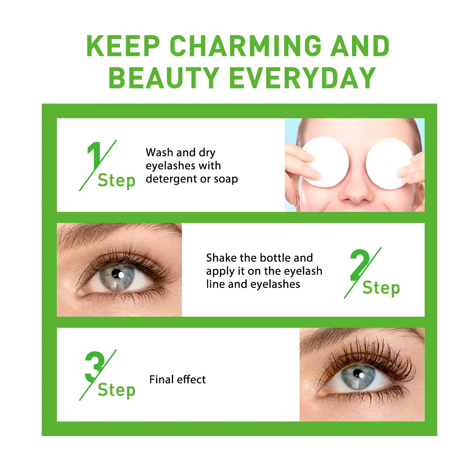 Castor Oil Mascara for Natural Curling and Nourishment - West&Month 4 castor oil mascara natural curling black West Month 088 2209