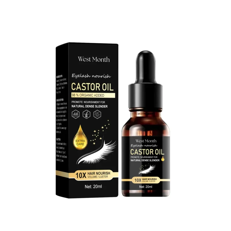 castor oil mascara thicken moisturize curl West Month 325 5191